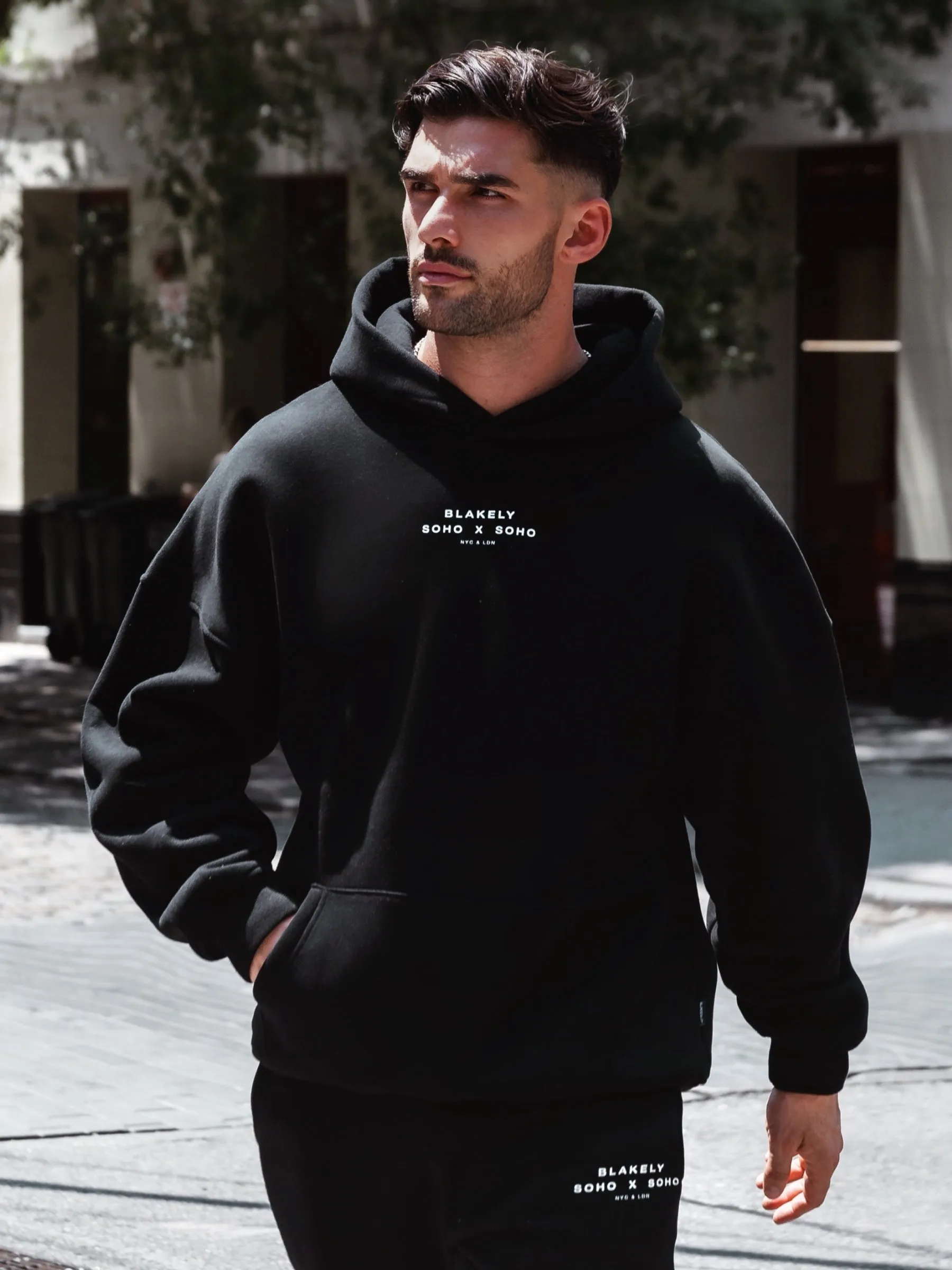 Soho Relaxed Hoodie - Black sold by Blakely product image thumbnail 2