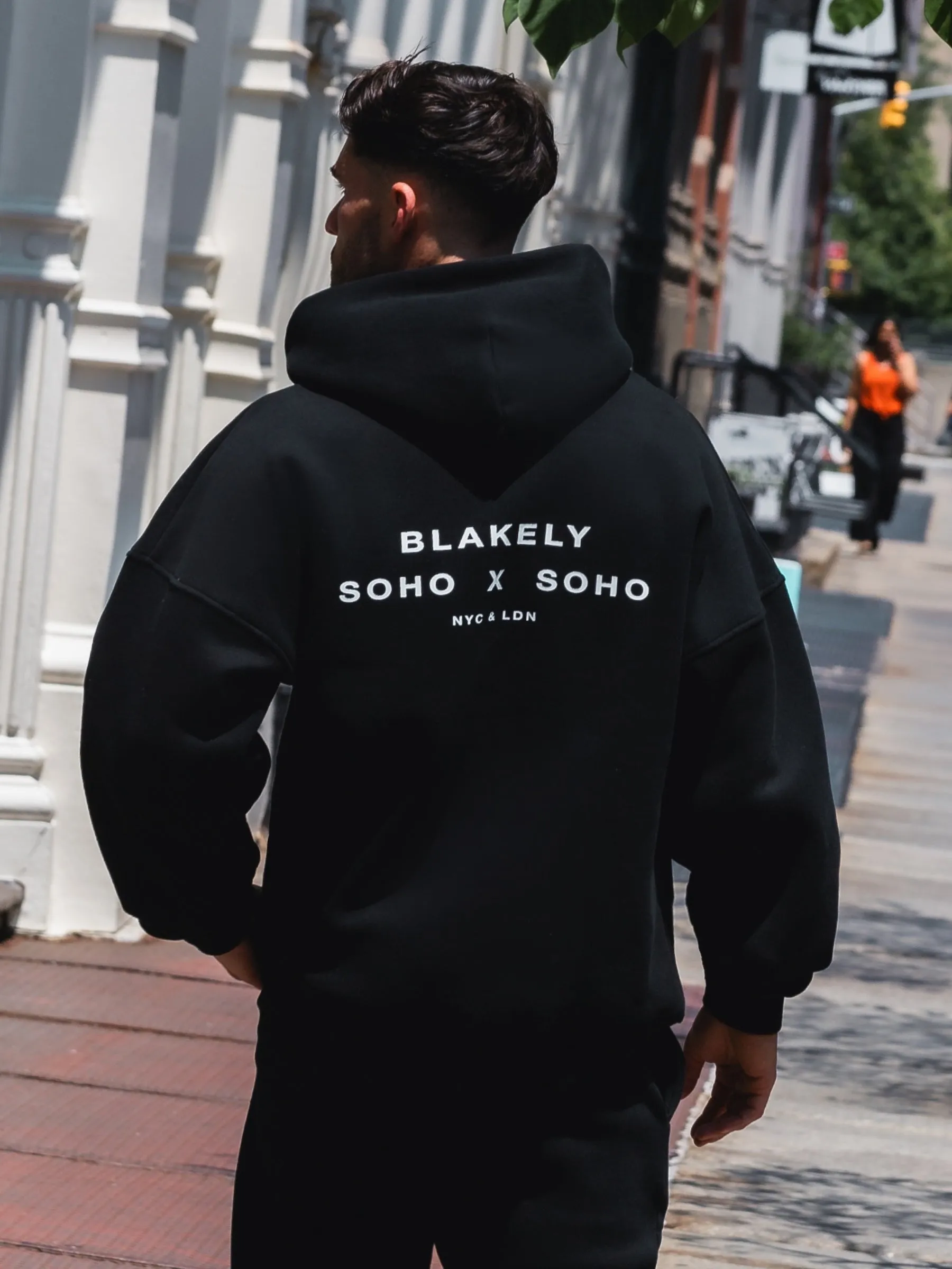 Soho Relaxed Hoodie - Black sold by Blakely