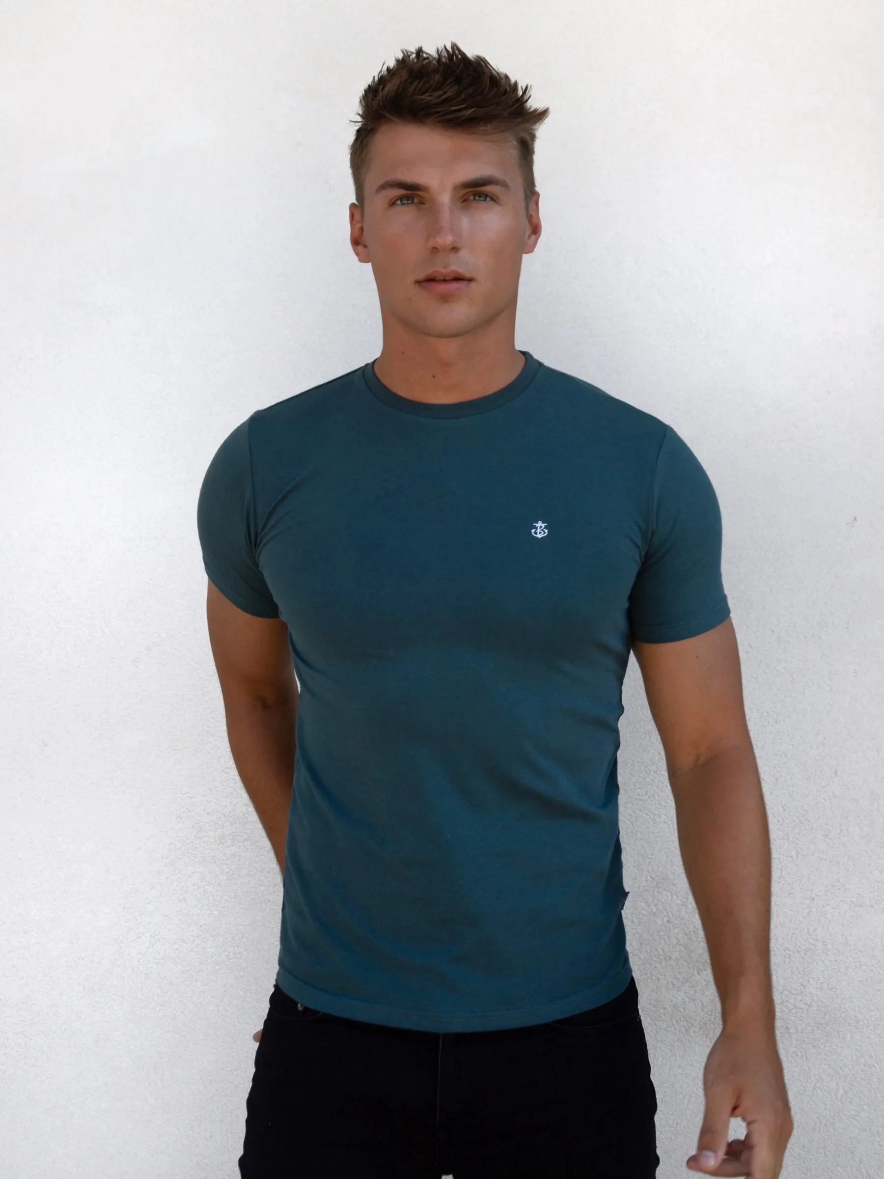 Salerno T-Shirt - Teal Green sold by Blakely