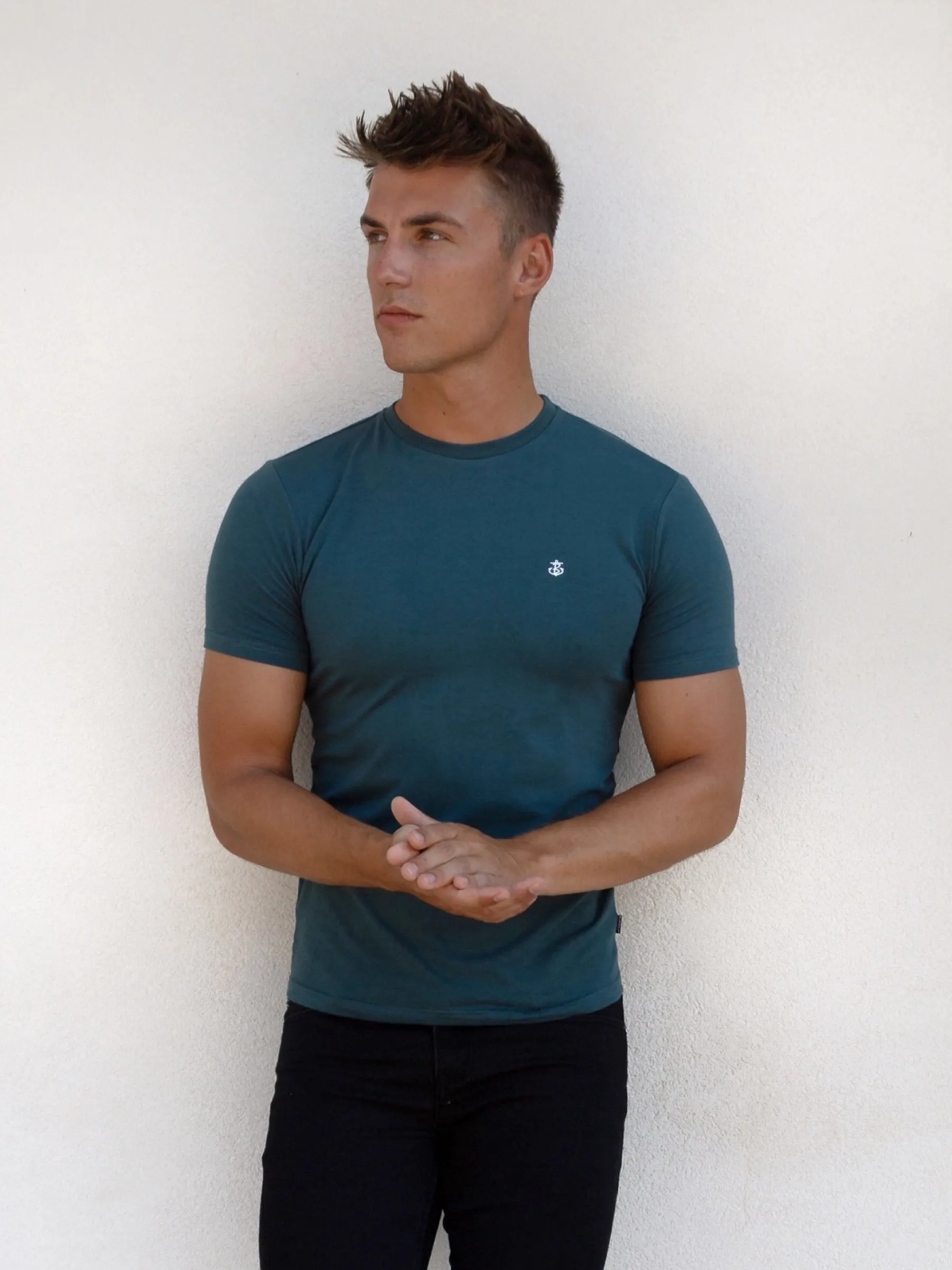 Salerno T-Shirt - Teal Green sold by Blakely product image thumbnail 3