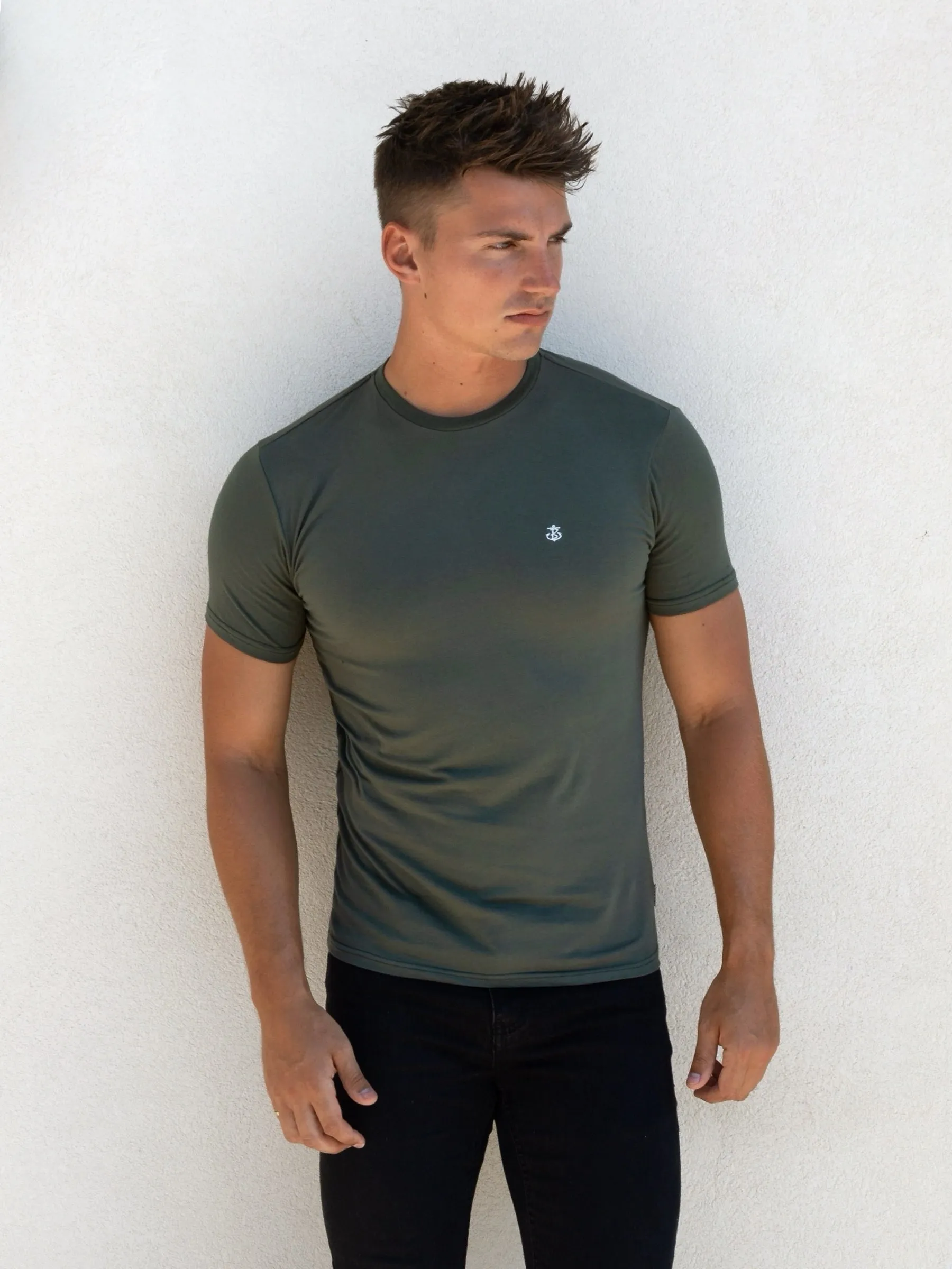 Renzo T-Shirt - Khaki Green sold by Blakely product image thumbnail 3