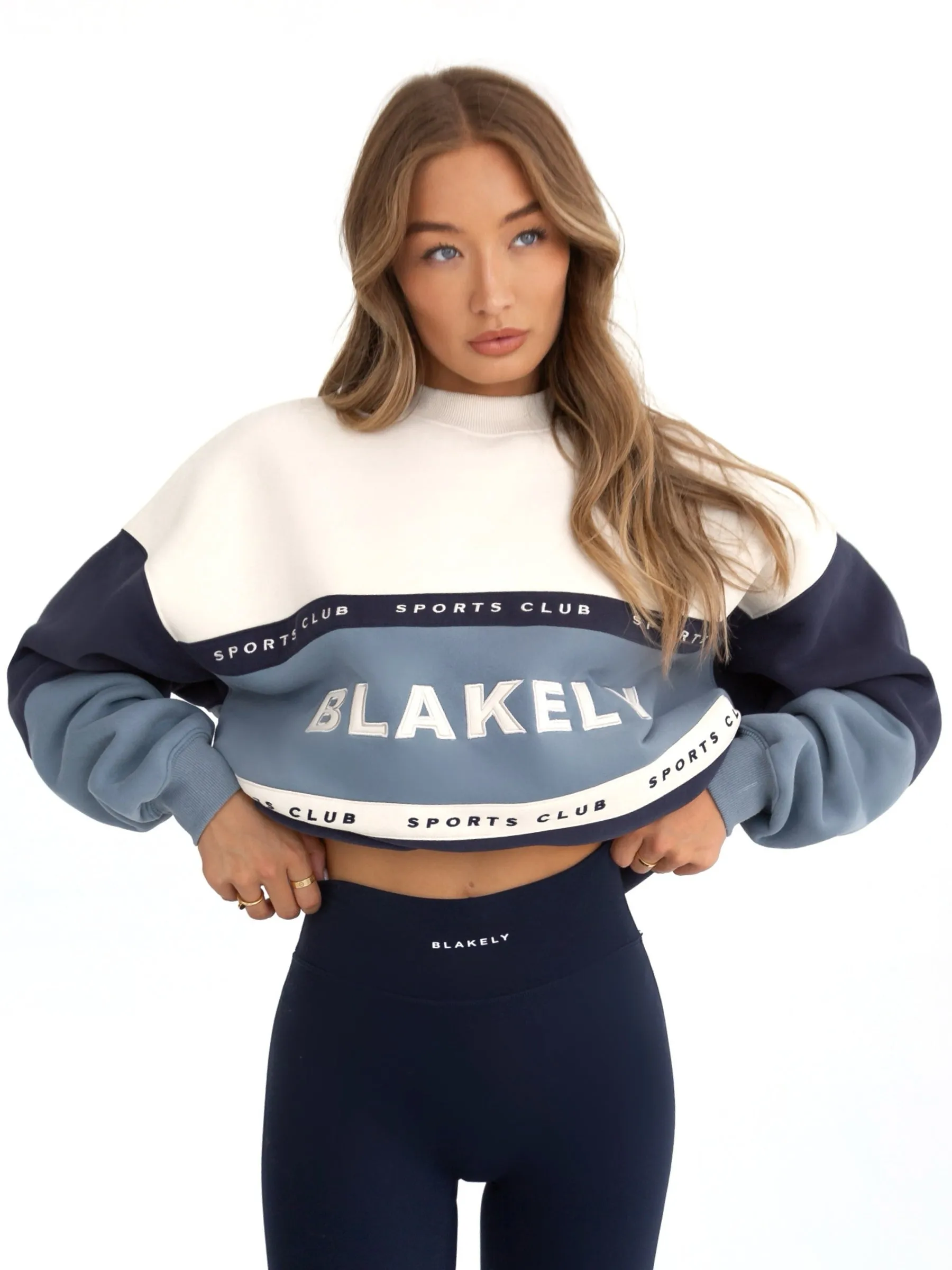 Alpine Oversized Jumper - Light Blue sold by Blakely