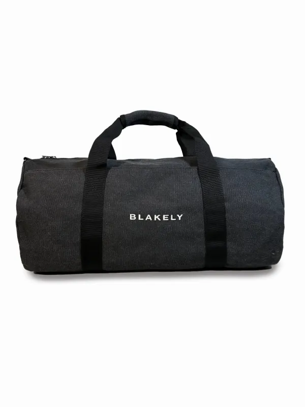 Canvas Barrel Bag - Black sold by Blakely