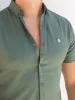 Ronan Short Sleeve Shirt - Green sold by Blakely