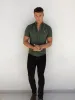 Ronan Short Sleeve Shirt - Green sold by Blakely