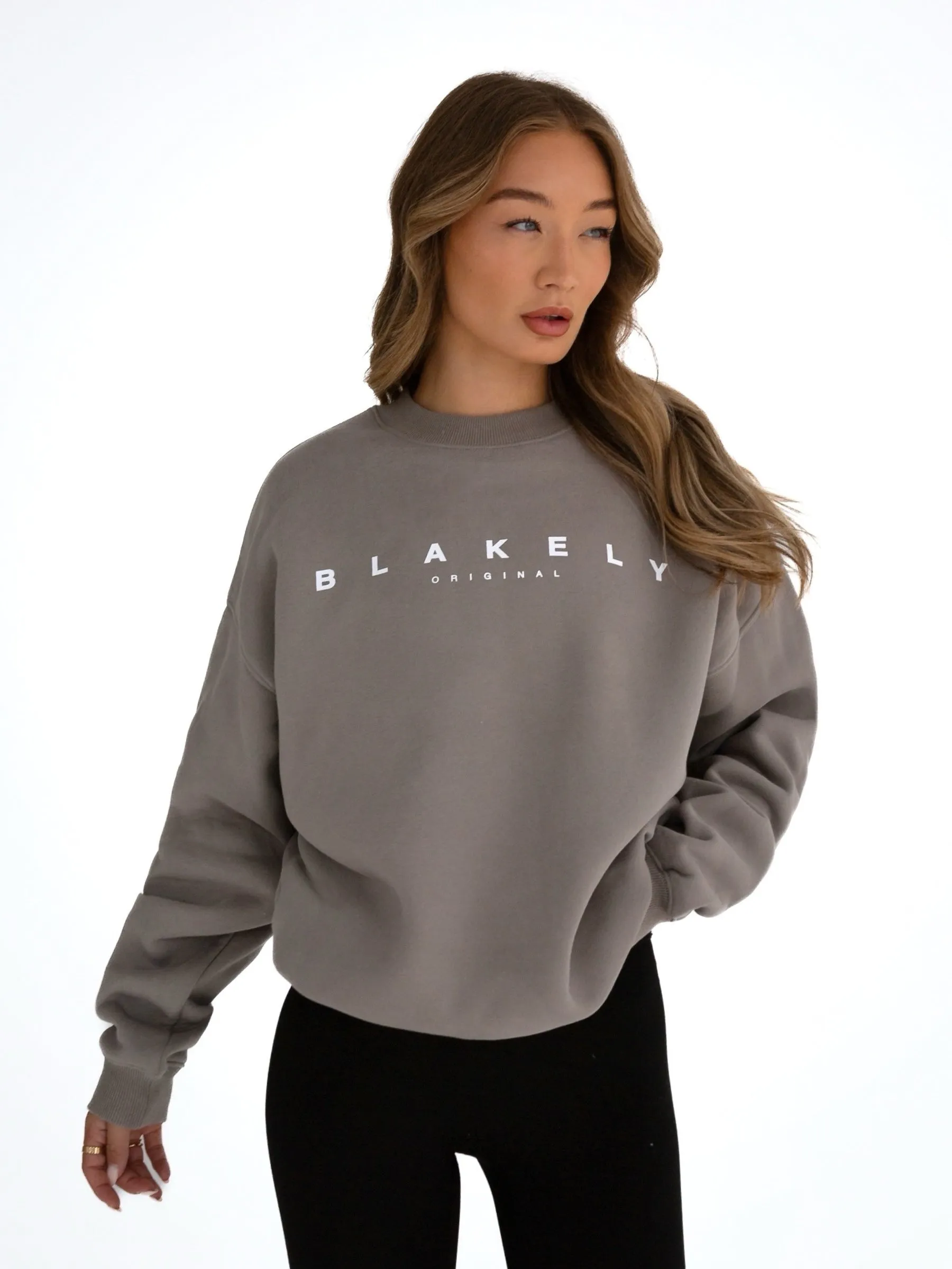 Composure Oversized Jumper - Neutral Grey sold by Blakely