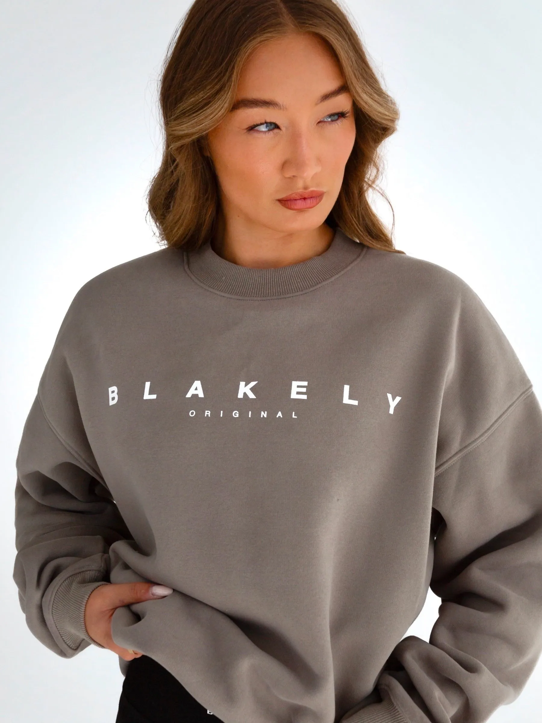 Composure Oversized Jumper - Neutral Grey sold by Blakely product image thumbnail 4