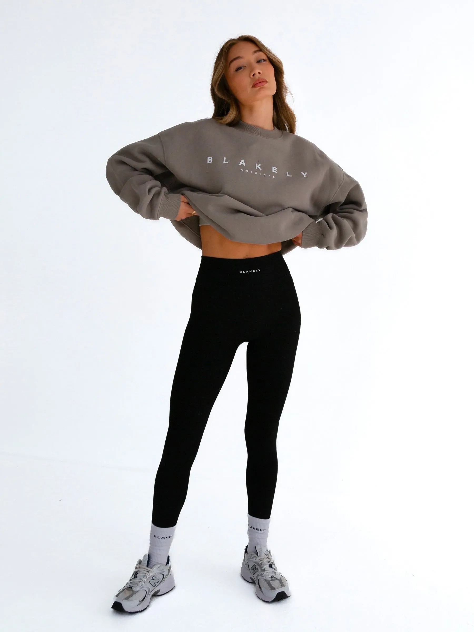 Composure Oversized Jumper - Neutral Grey sold by Blakely product image thumbnail 3