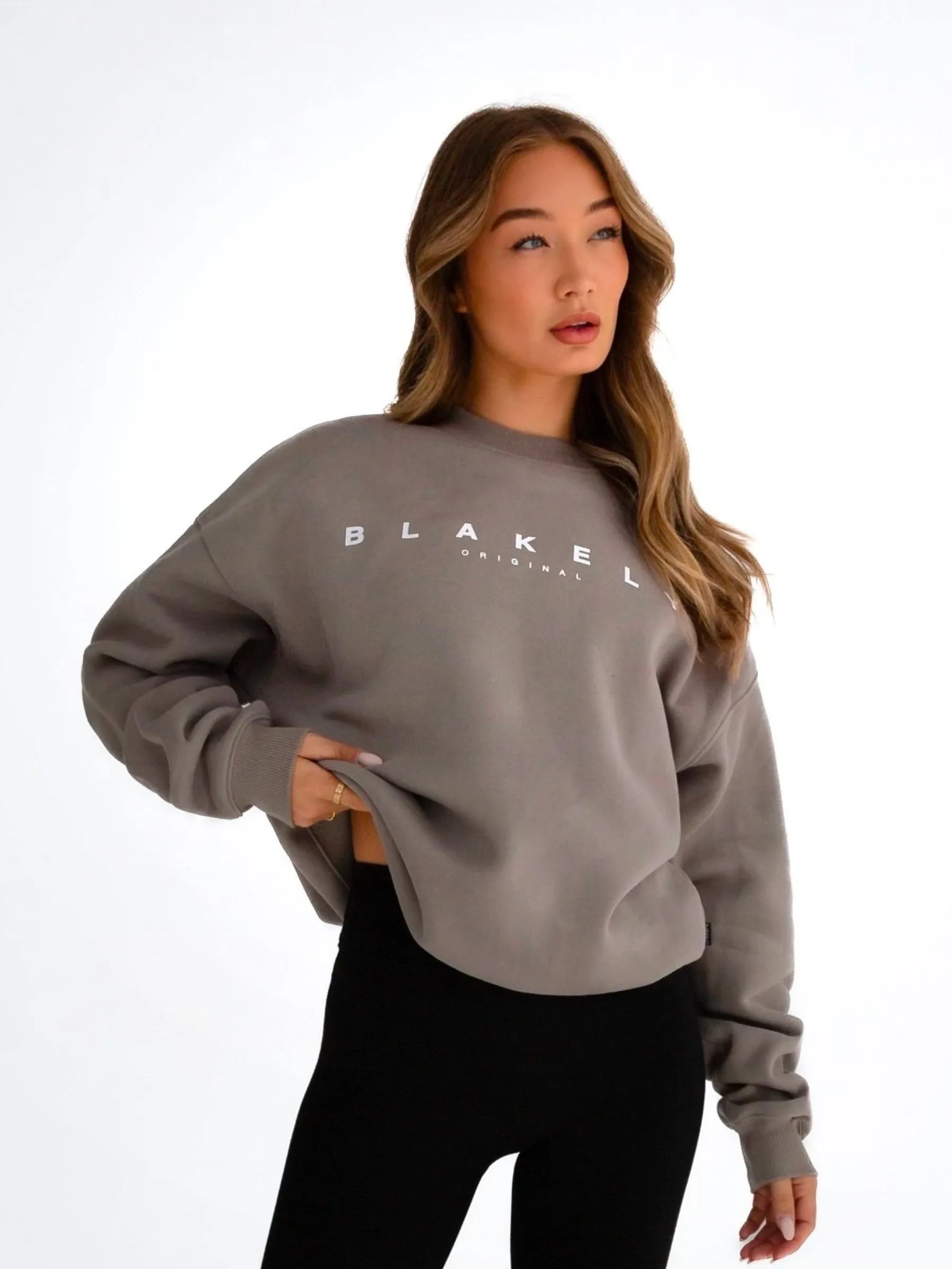 Composure Oversized Jumper - Neutral Grey sold by Blakely product image thumbnail 2