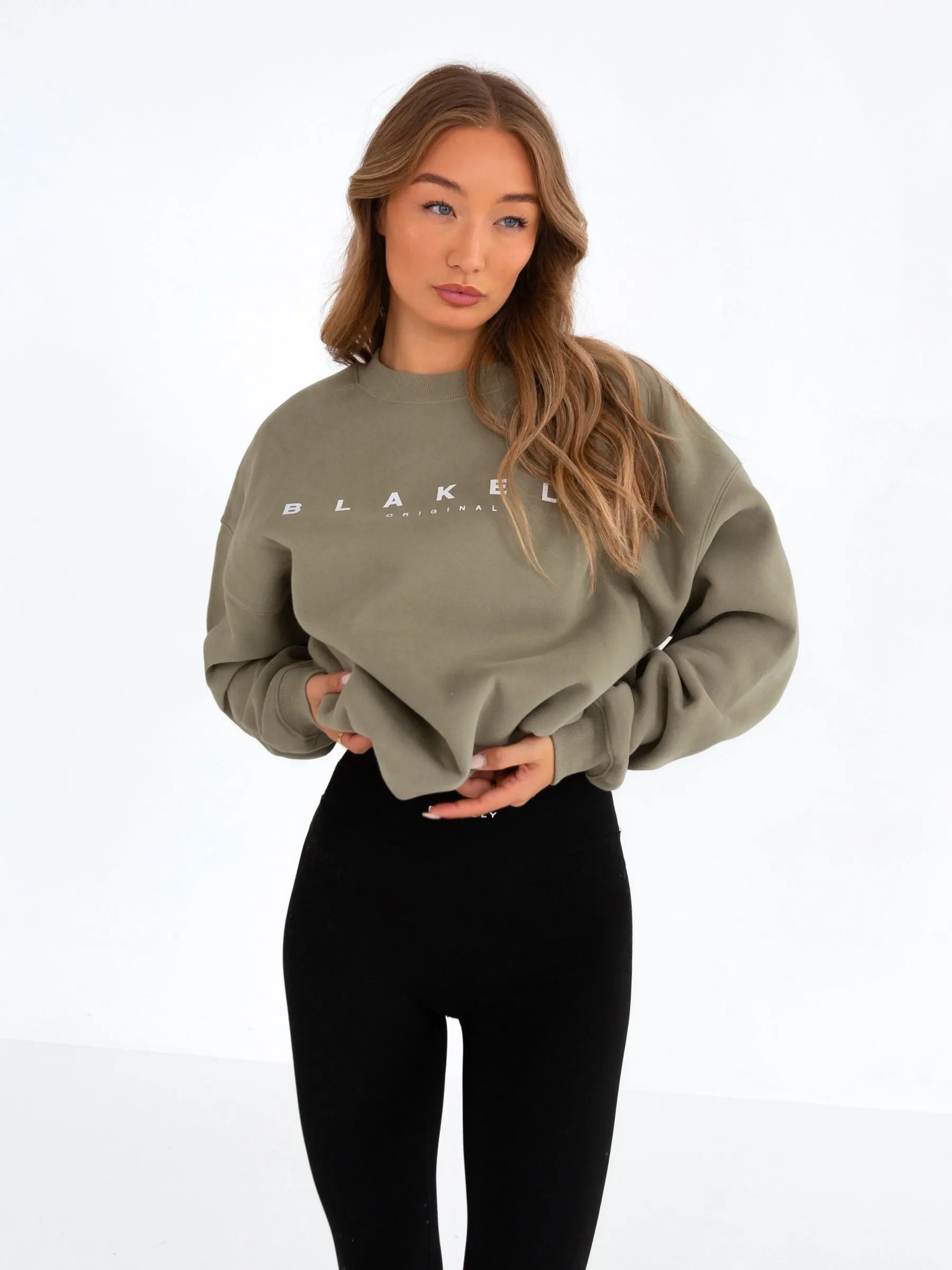 Composure Oversized Jumper - Olive sold by Blakely product image thumbnail 3