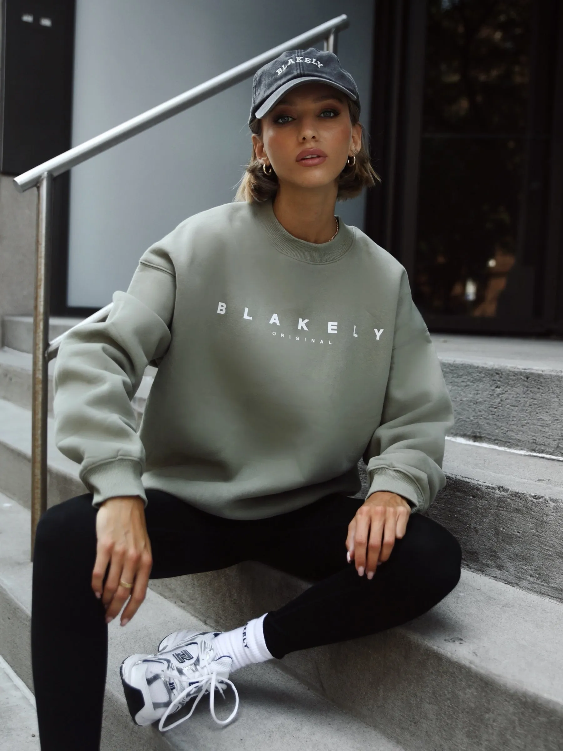 Composure Oversized Jumper - Olive sold by Blakely product image thumbnail 2