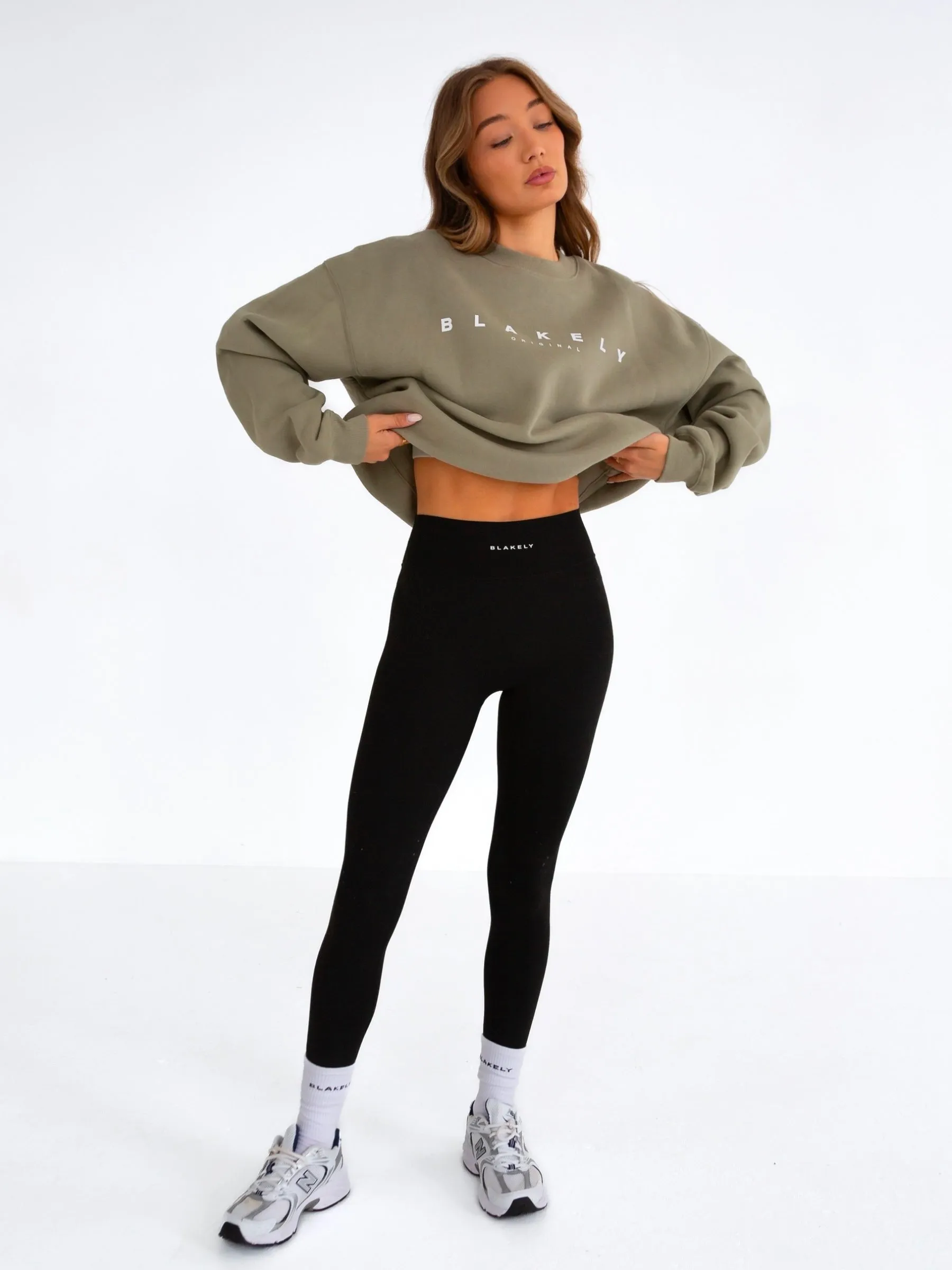 Composure Oversized Jumper - Olive sold by Blakely product image thumbnail 4