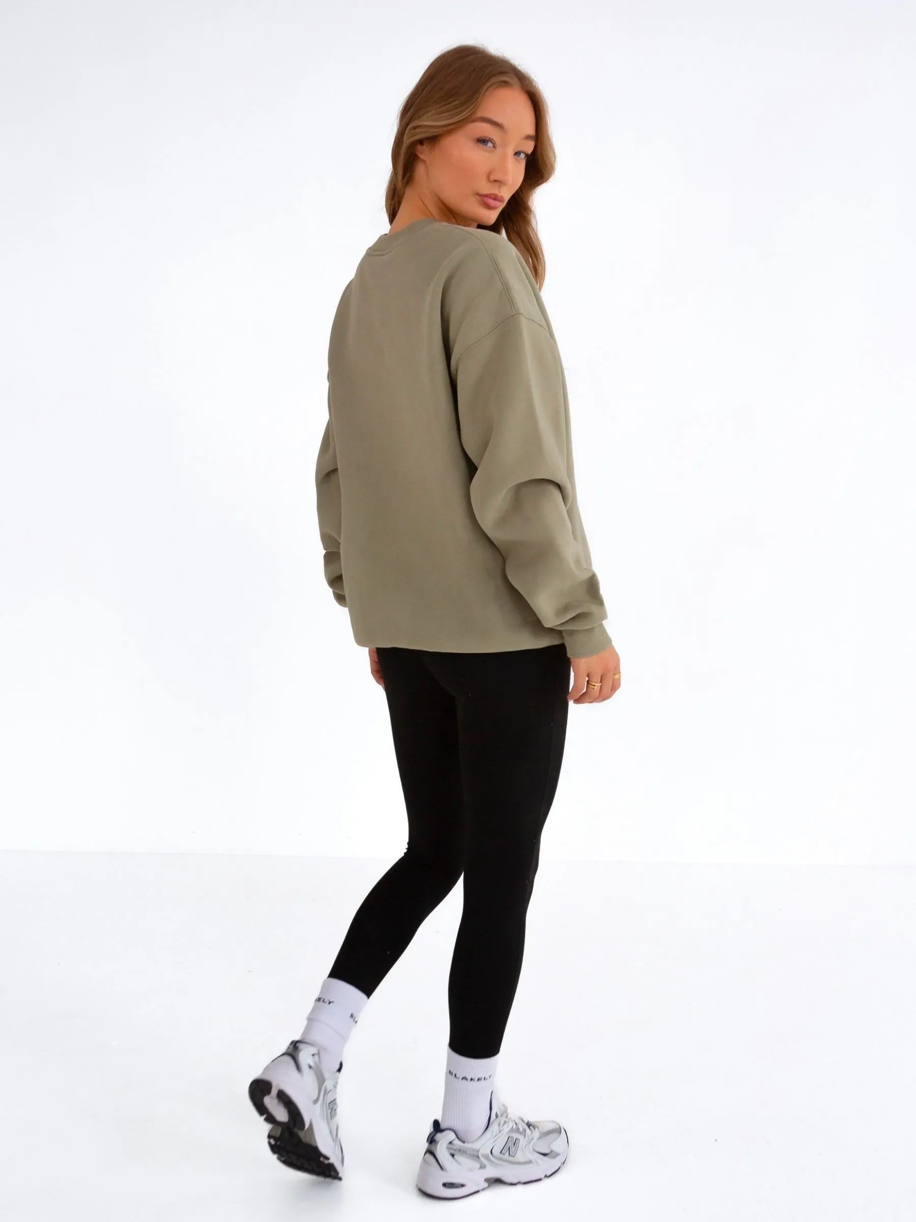 Composure Oversized Jumper - Olive sold by Blakely product image thumbnail 5