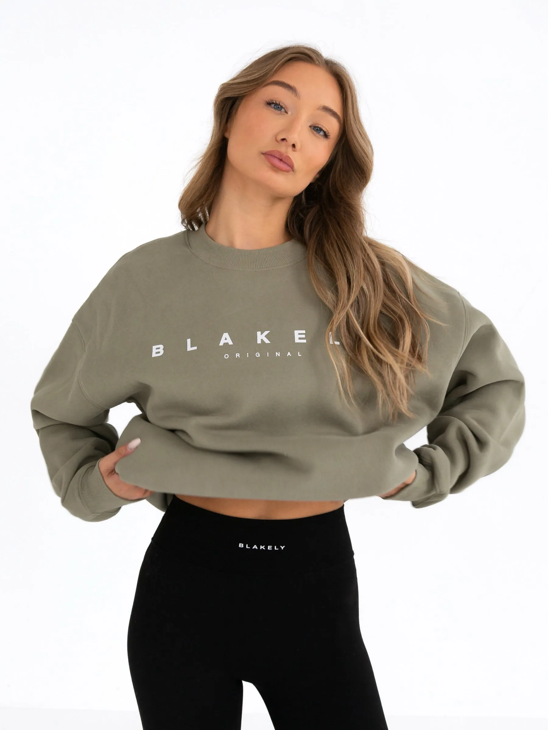 Composure Oversized Jumper - Olive sold by Blakely