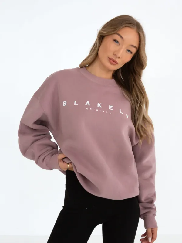 Composure Oversized Jumper - Dusty Pink sold by Blakely