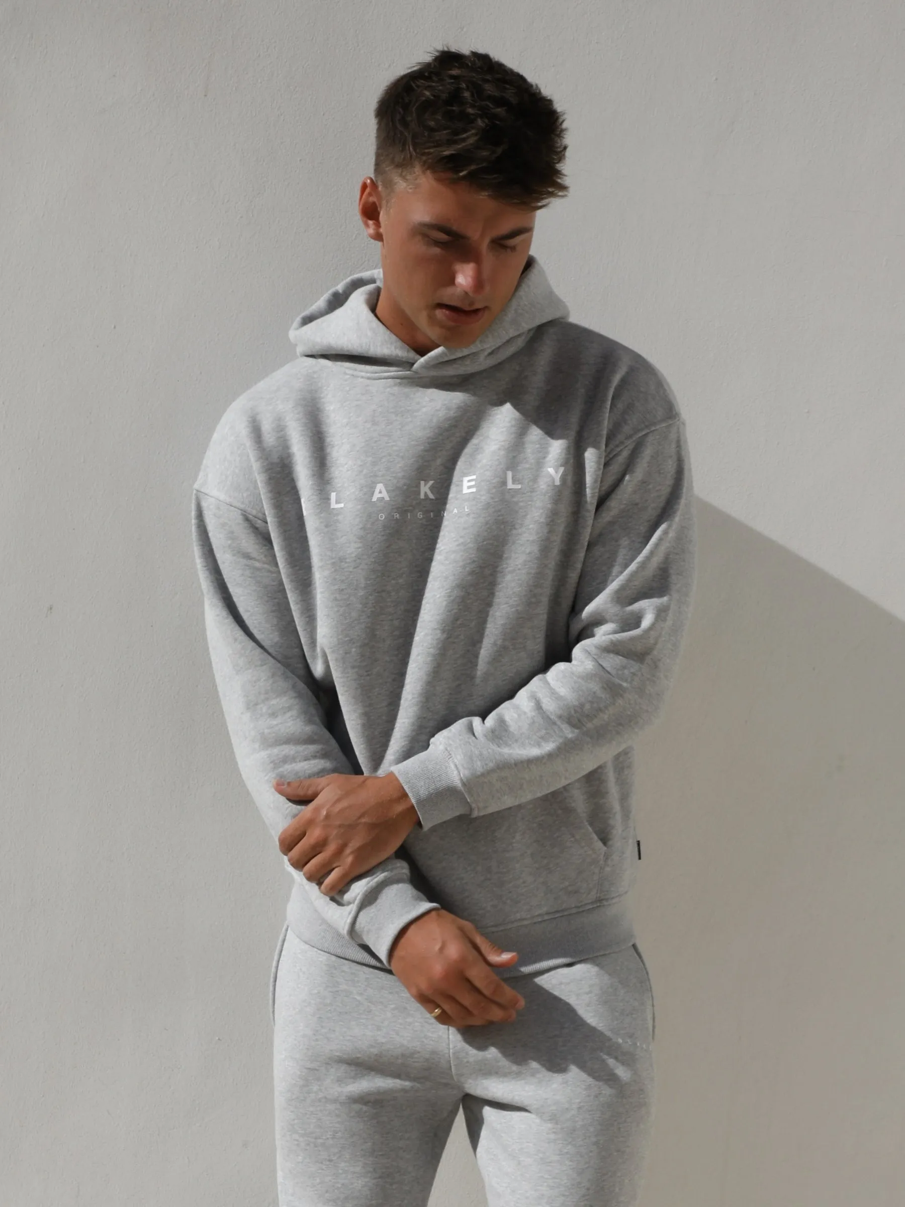 Evolved Relaxed Hoodie - Marl Grey sold by Blakely product image thumbnail 5