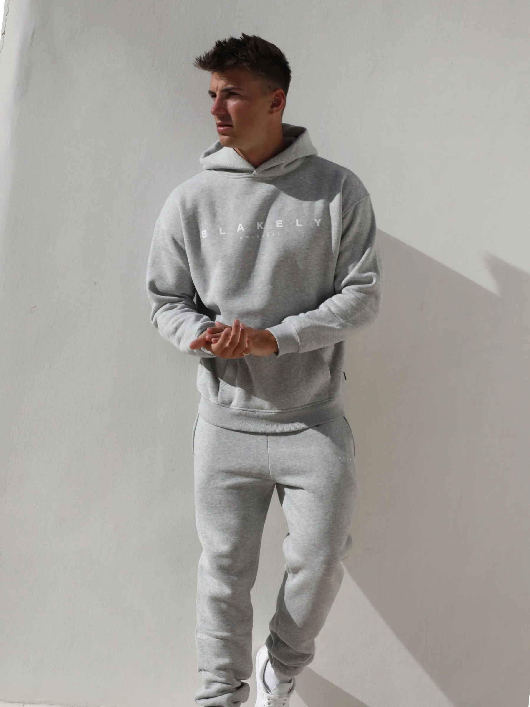 Evolved Relaxed Hoodie - Marl Grey sold by Blakely product image thumbnail 3