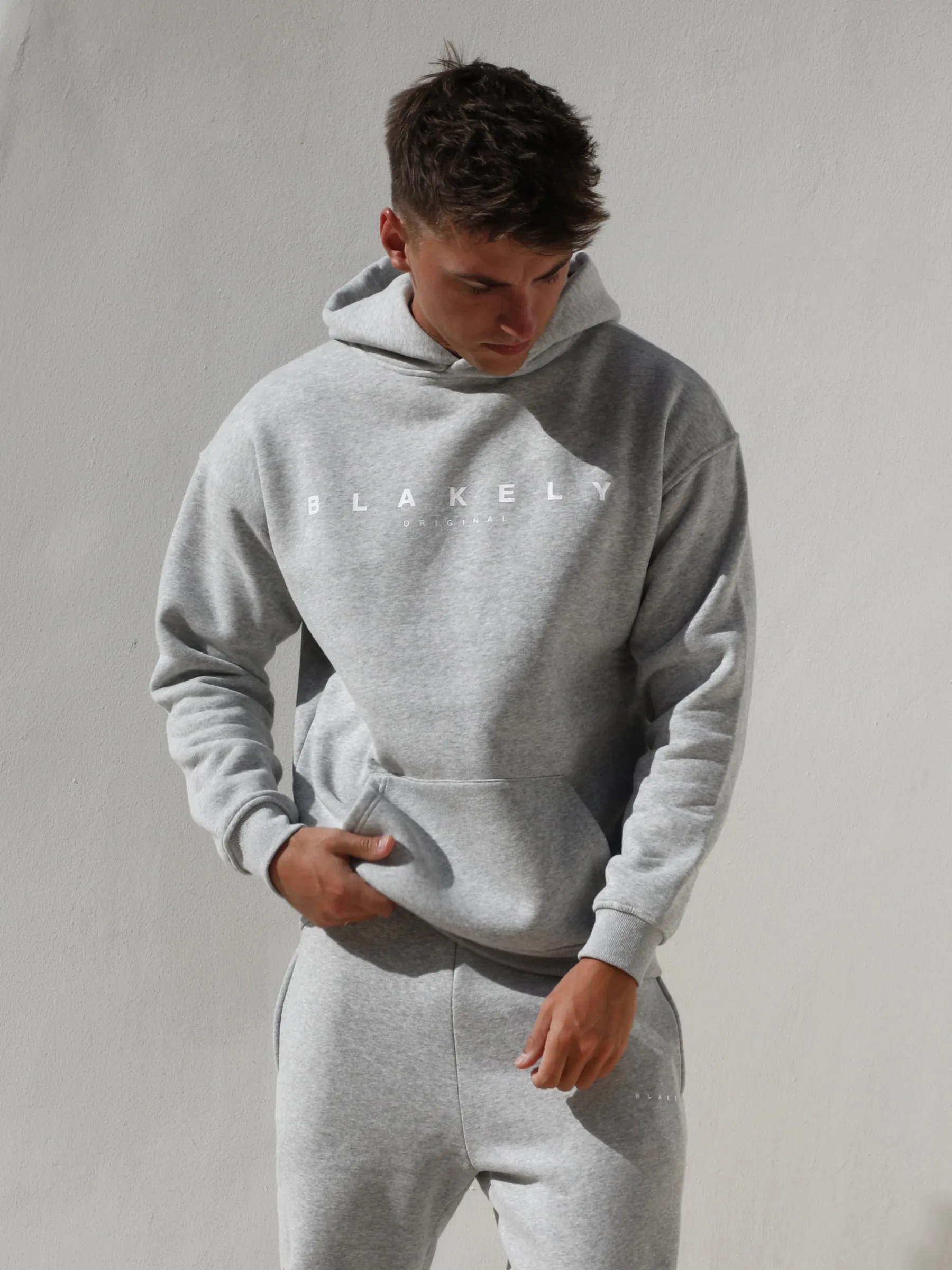 Evolved Relaxed Hoodie - Marl Grey sold by Blakely product image thumbnail 2