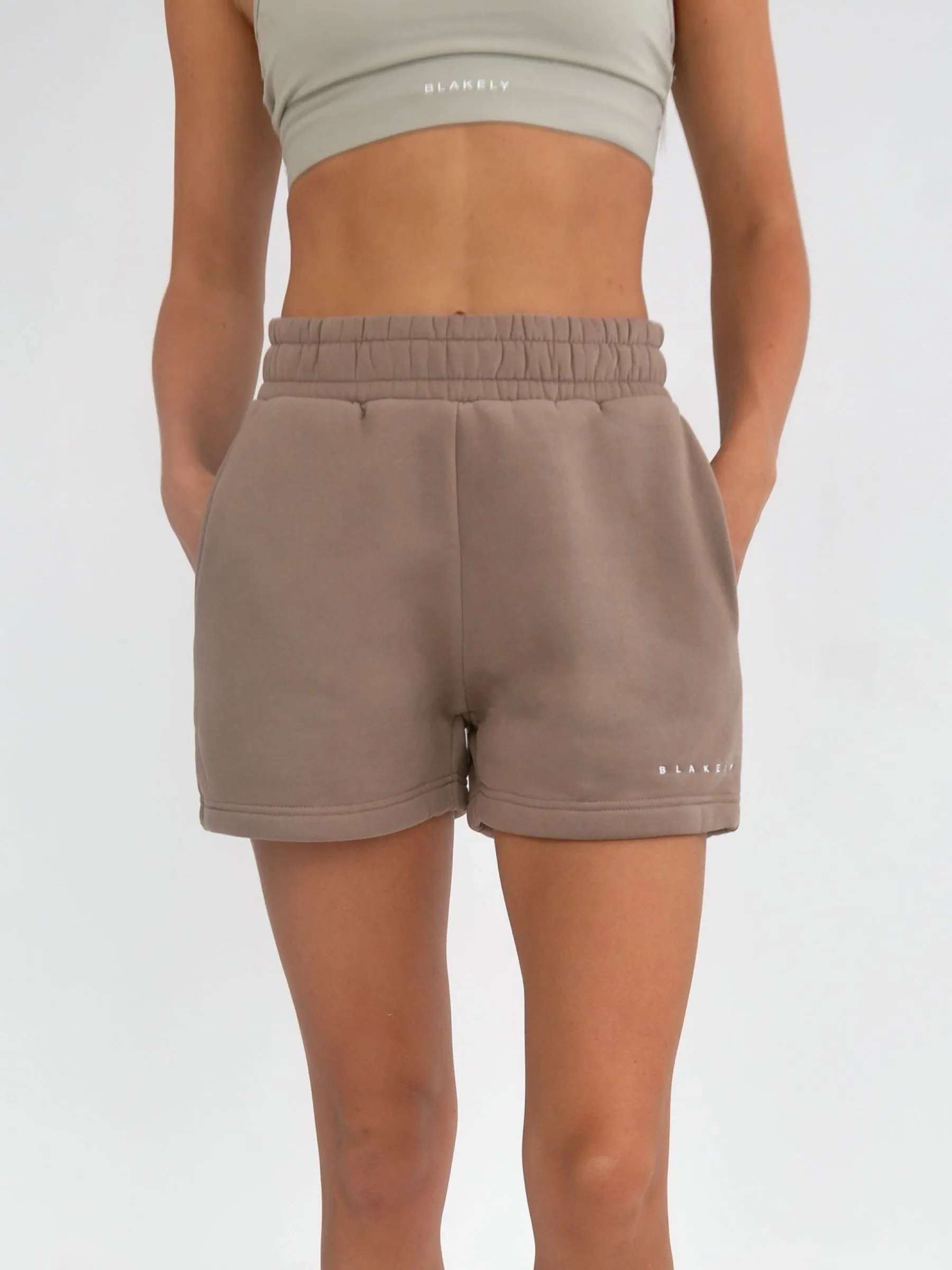 Isabel Jogger Shorts - Brown sold by Blakely product image thumbnail 2