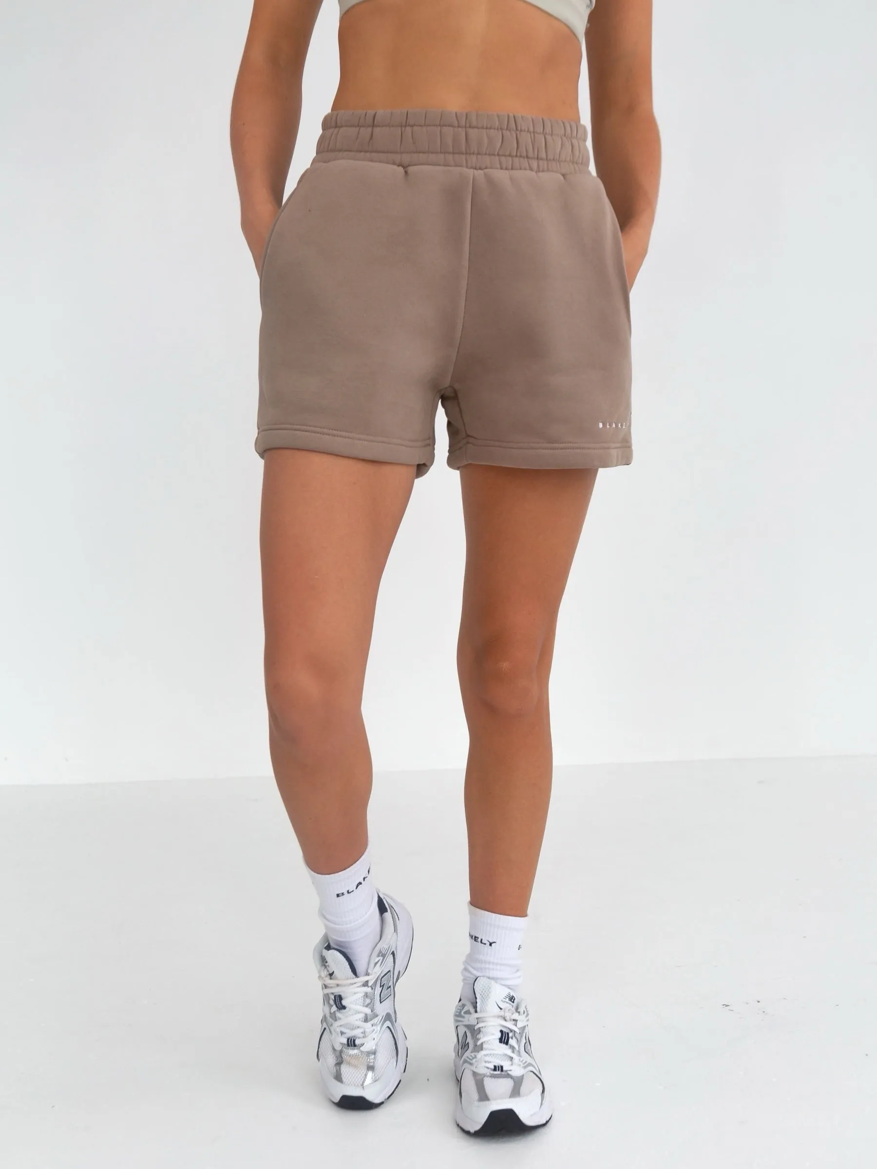 Isabel Jogger Shorts - Brown sold by Blakely product image thumbnail 4