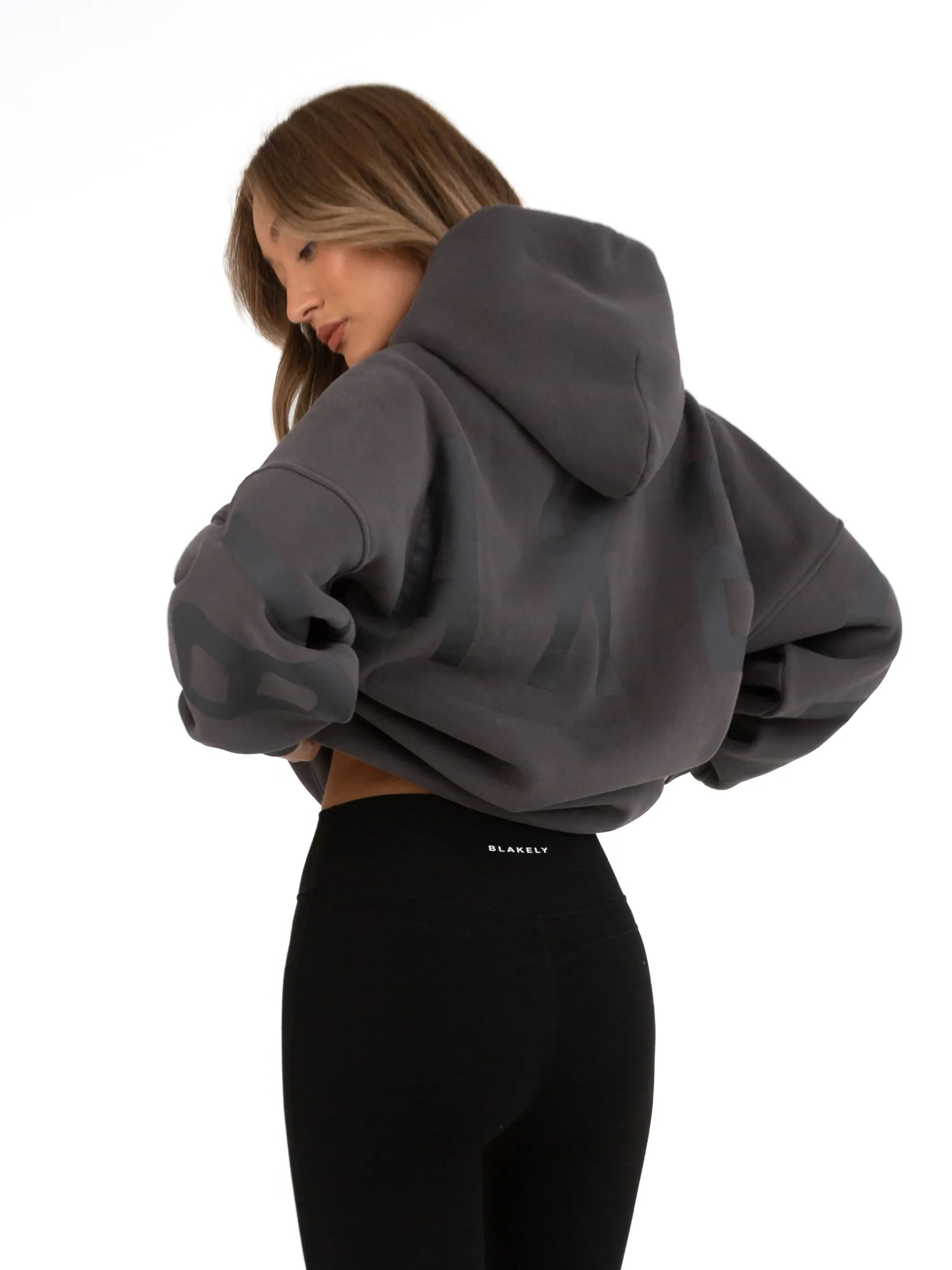 Tonal Isabel Oversized Hoodie - Charcoal sold by Blakely product image thumbnail 5