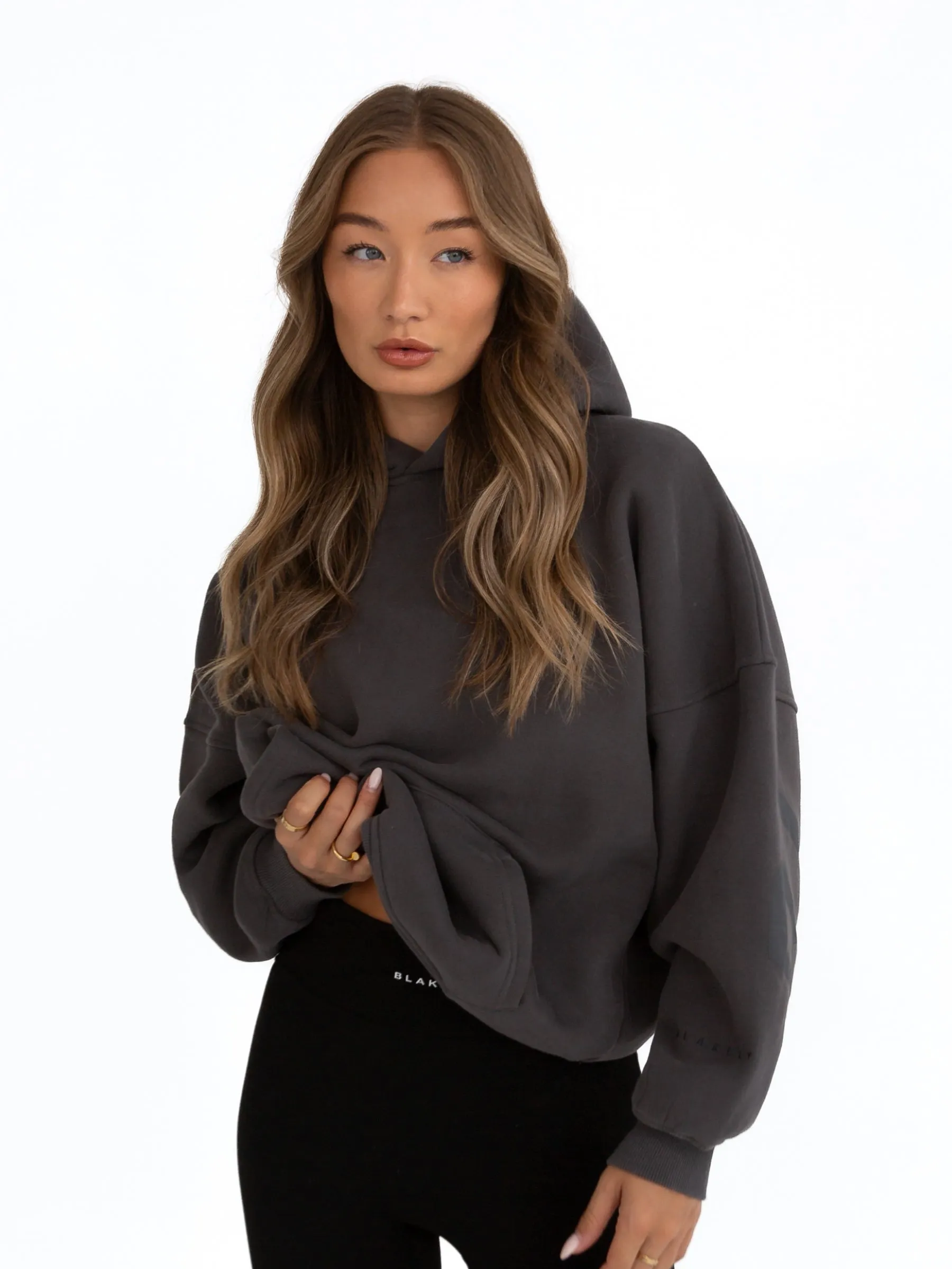 Tonal Isabel Oversized Hoodie - Charcoal sold by Blakely product image thumbnail 4