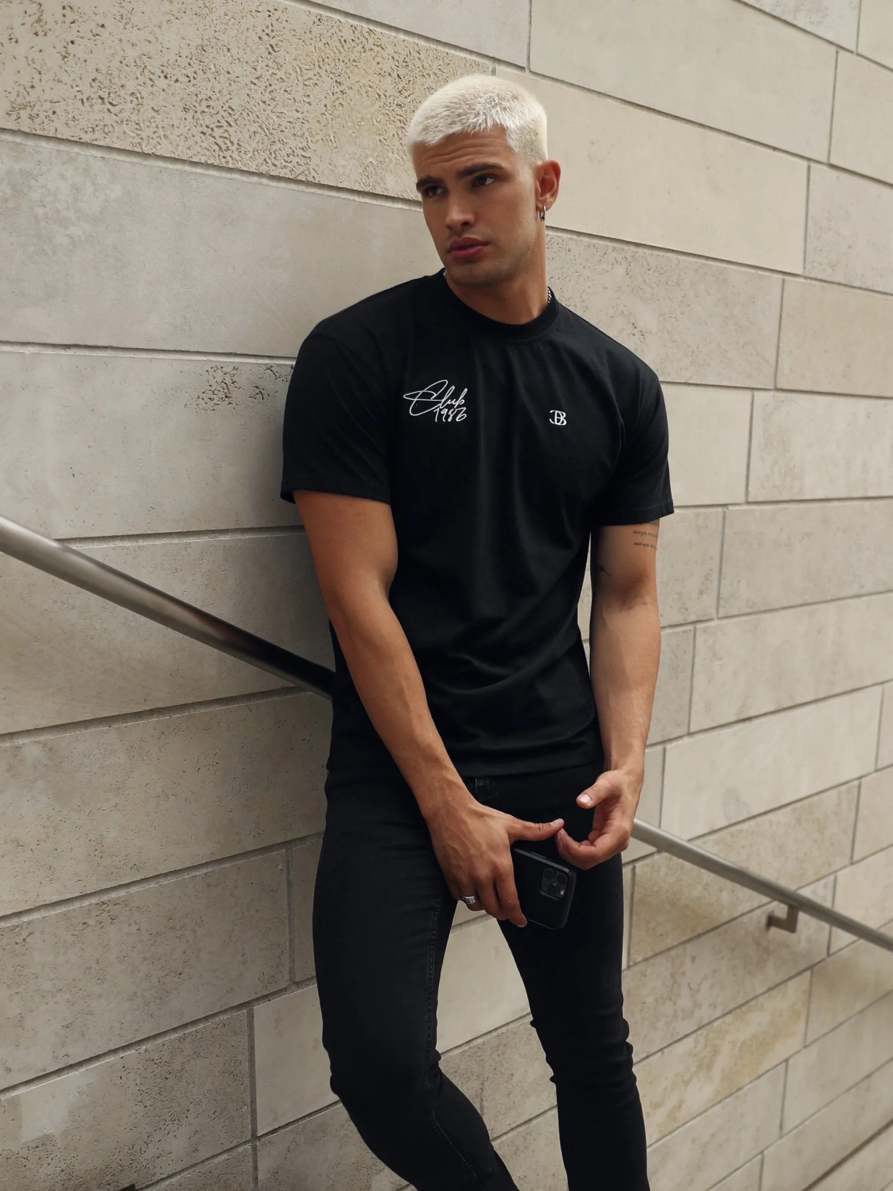 Club Relaxed T-Shirt - Black sold by Blakely product image thumbnail 4