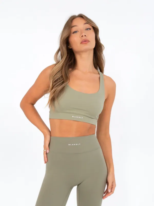 Ultimate Active Bra - Olive sold by Blakely