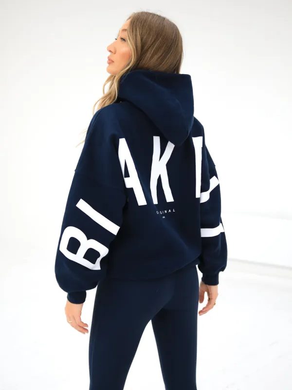 Isabel Oversized Hoodie - Navy sold by Blakely