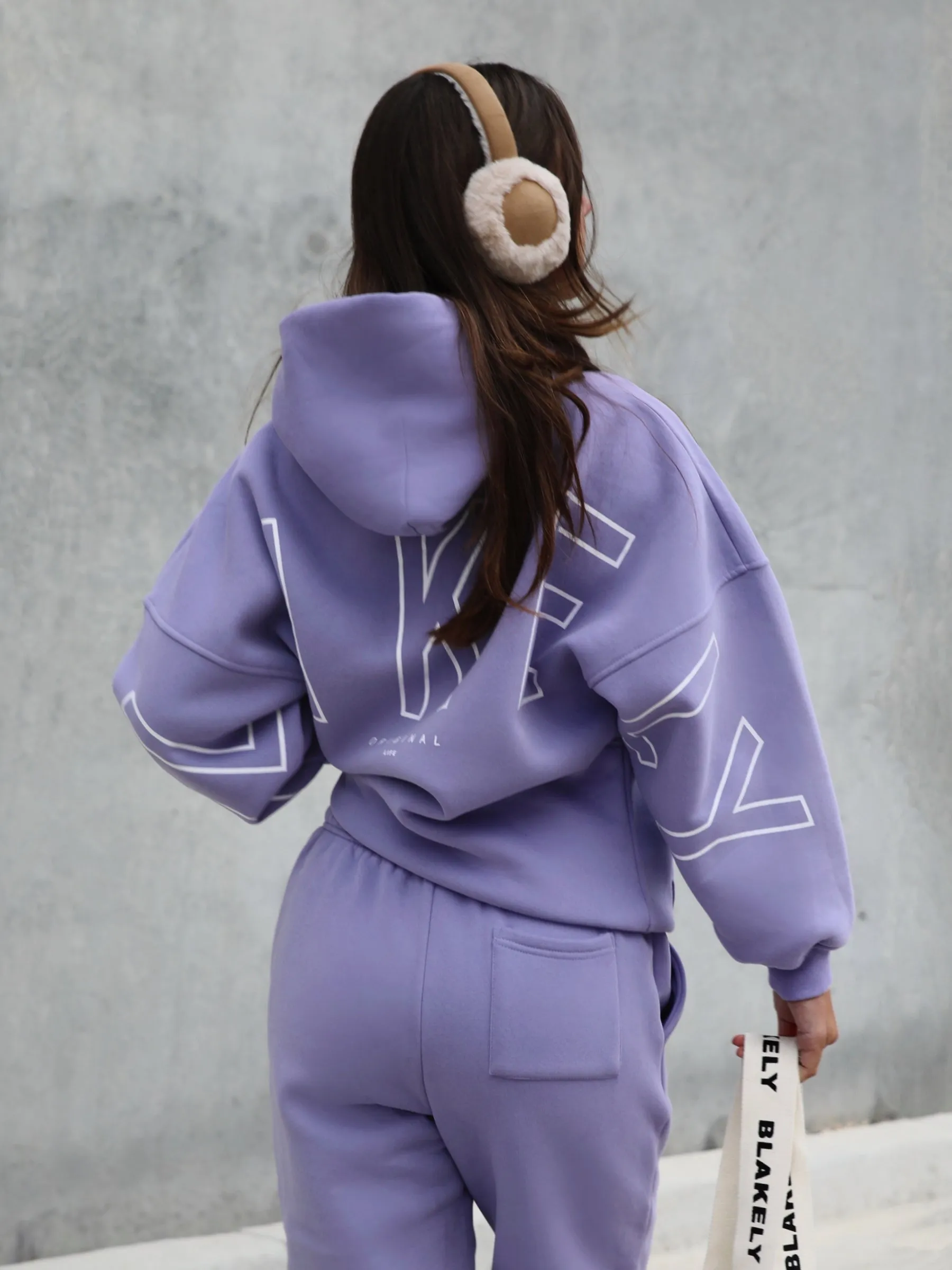 Outline Isabel Oversized Hoodie - Violet sold by Blakely product image thumbnail 3