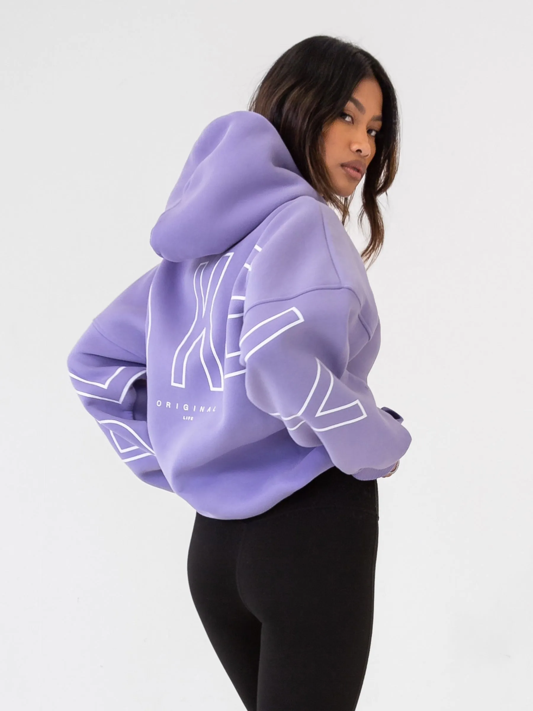 Outline Isabel Oversized Hoodie - Violet sold by Blakely