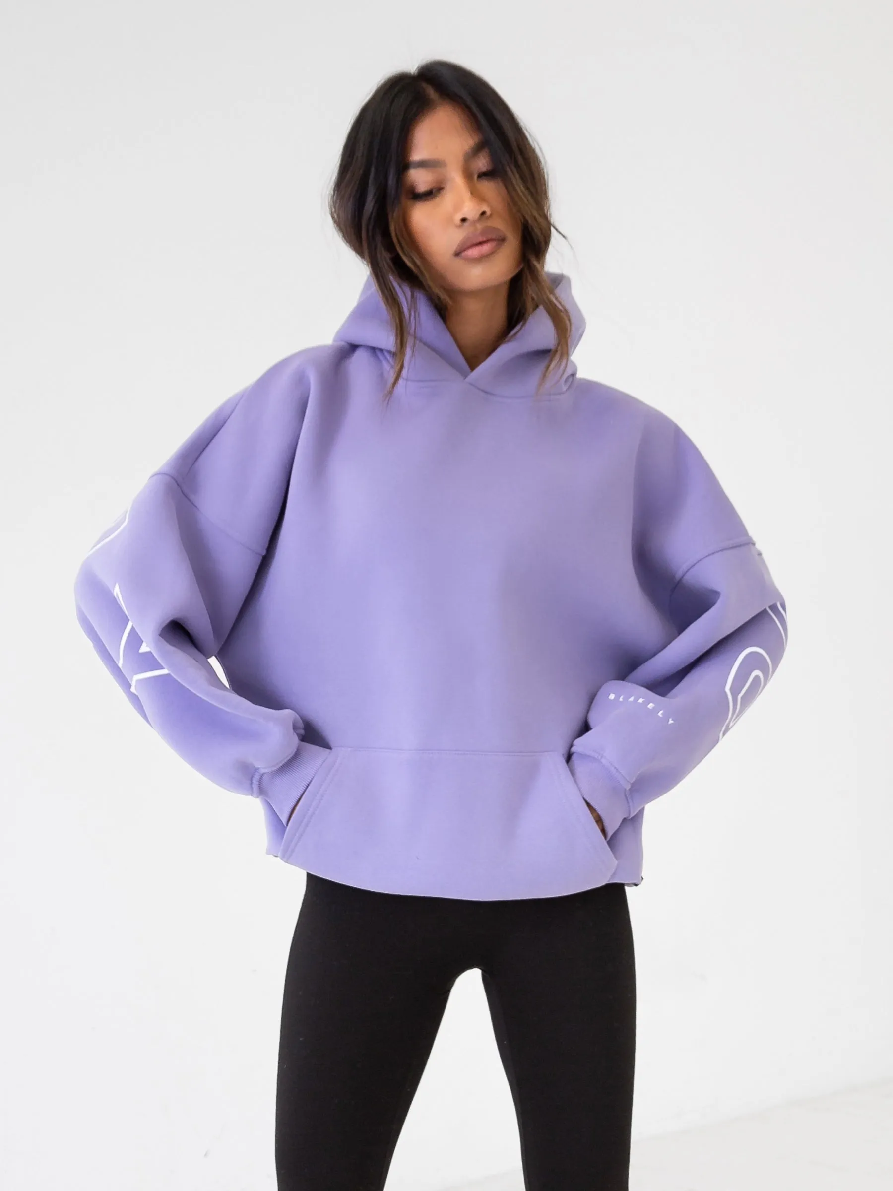 Outline Isabel Oversized Hoodie - Violet sold by Blakely product image thumbnail 2
