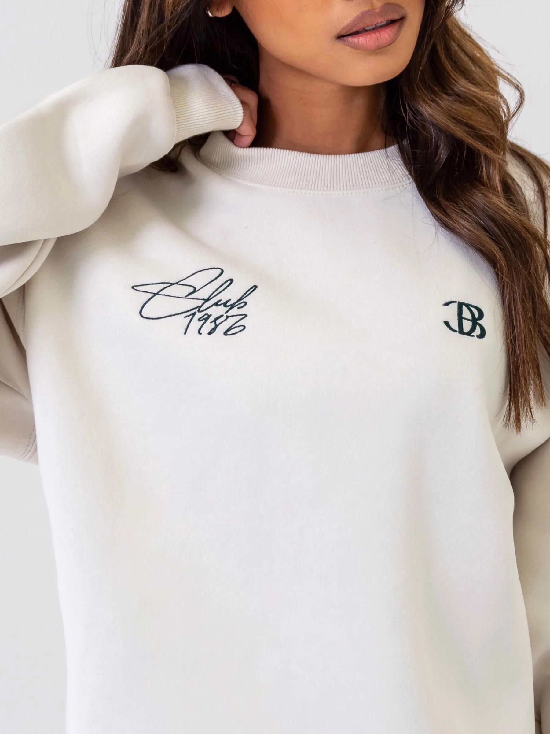 Club Oversized Jumper - Chalk sold by Blakely product image thumbnail 4