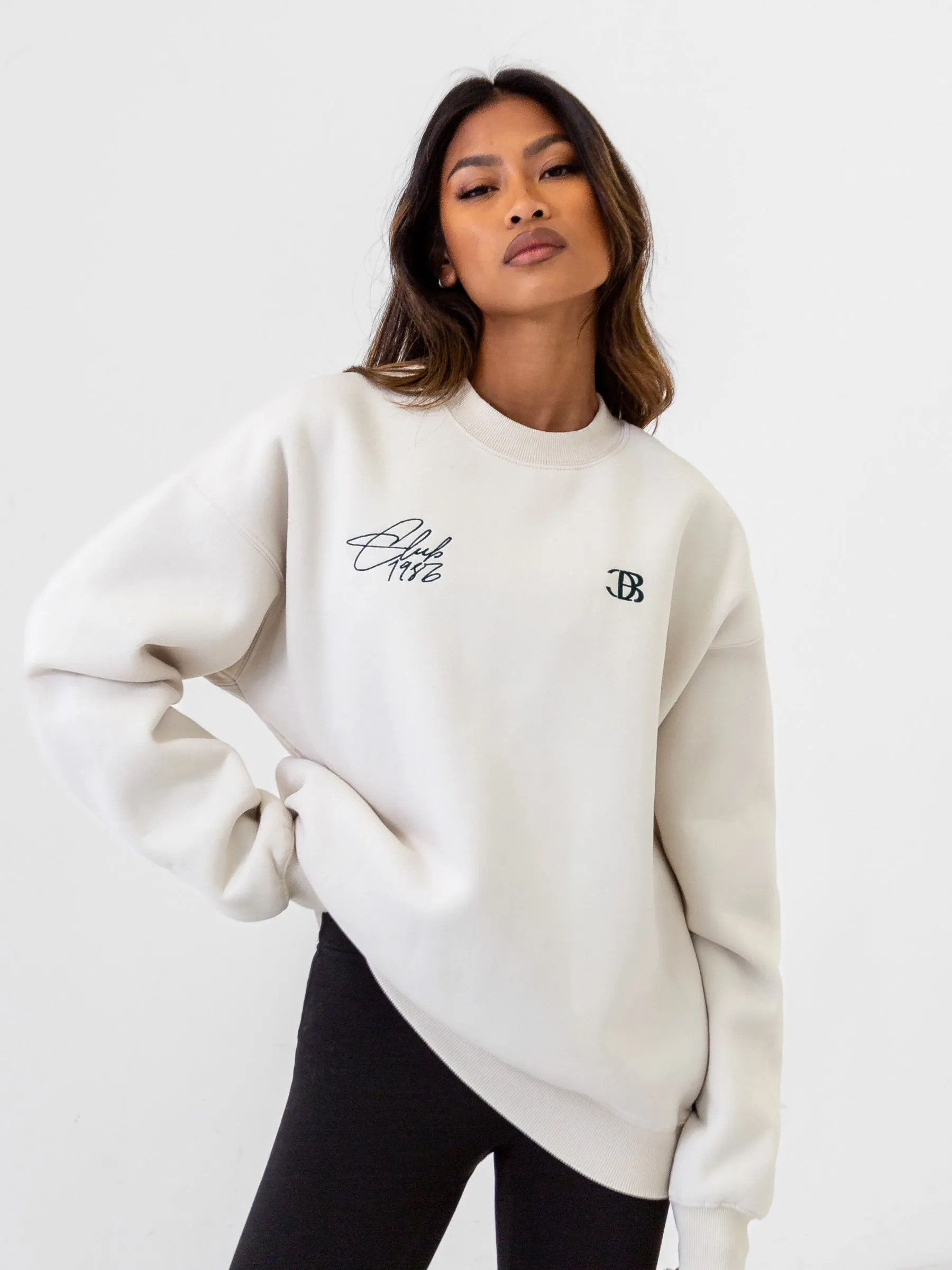 Club Oversized Jumper - Chalk sold by Blakely product image thumbnail 2