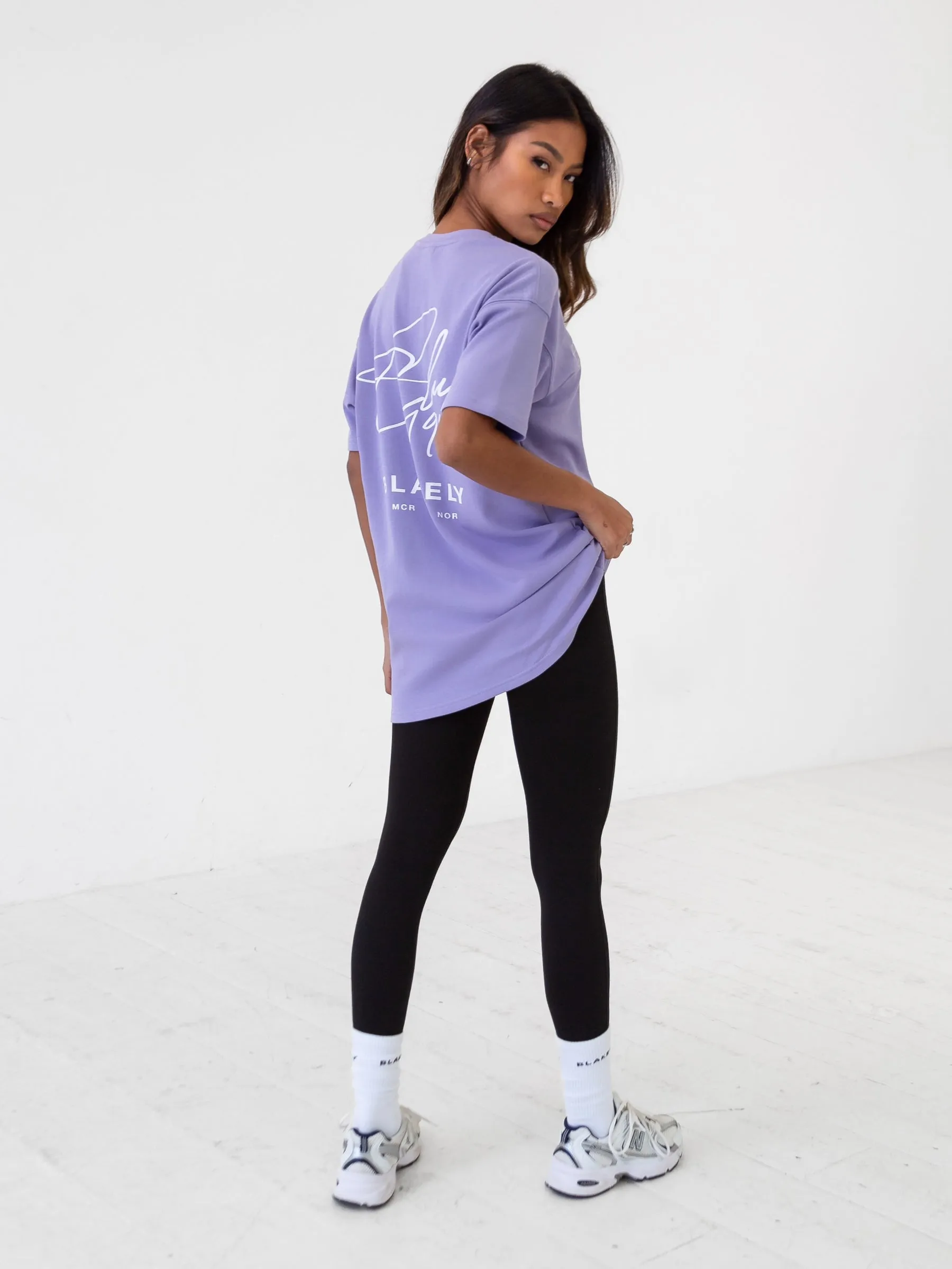 Club Oversized T-Shirt - Violet sold by Blakely product image thumbnail 3