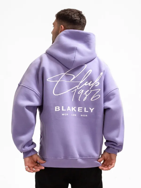 Club Relaxed Hoodie - Violet sold by Blakely