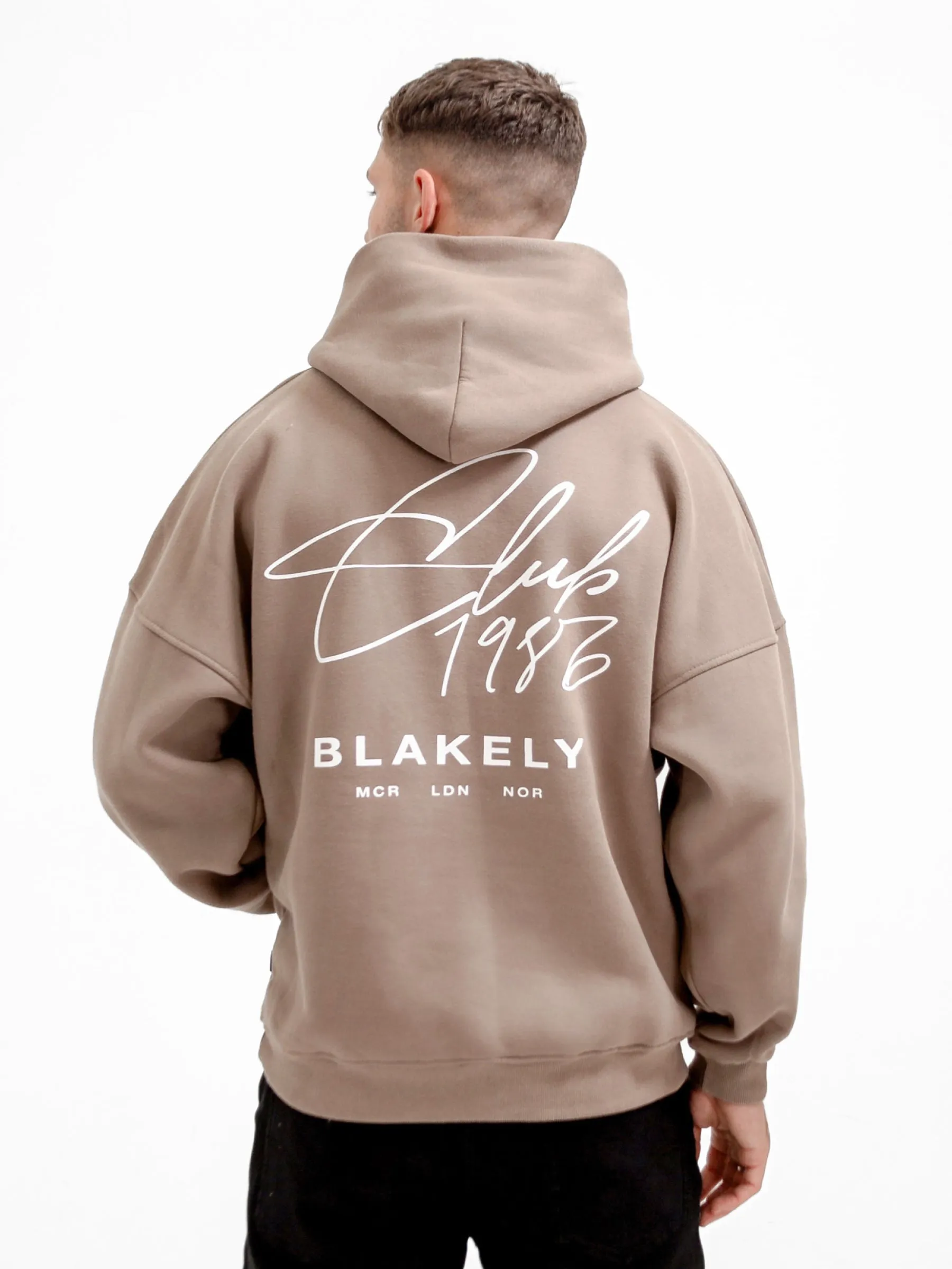 Club Relaxed Hoodie - Brown sold by Blakely