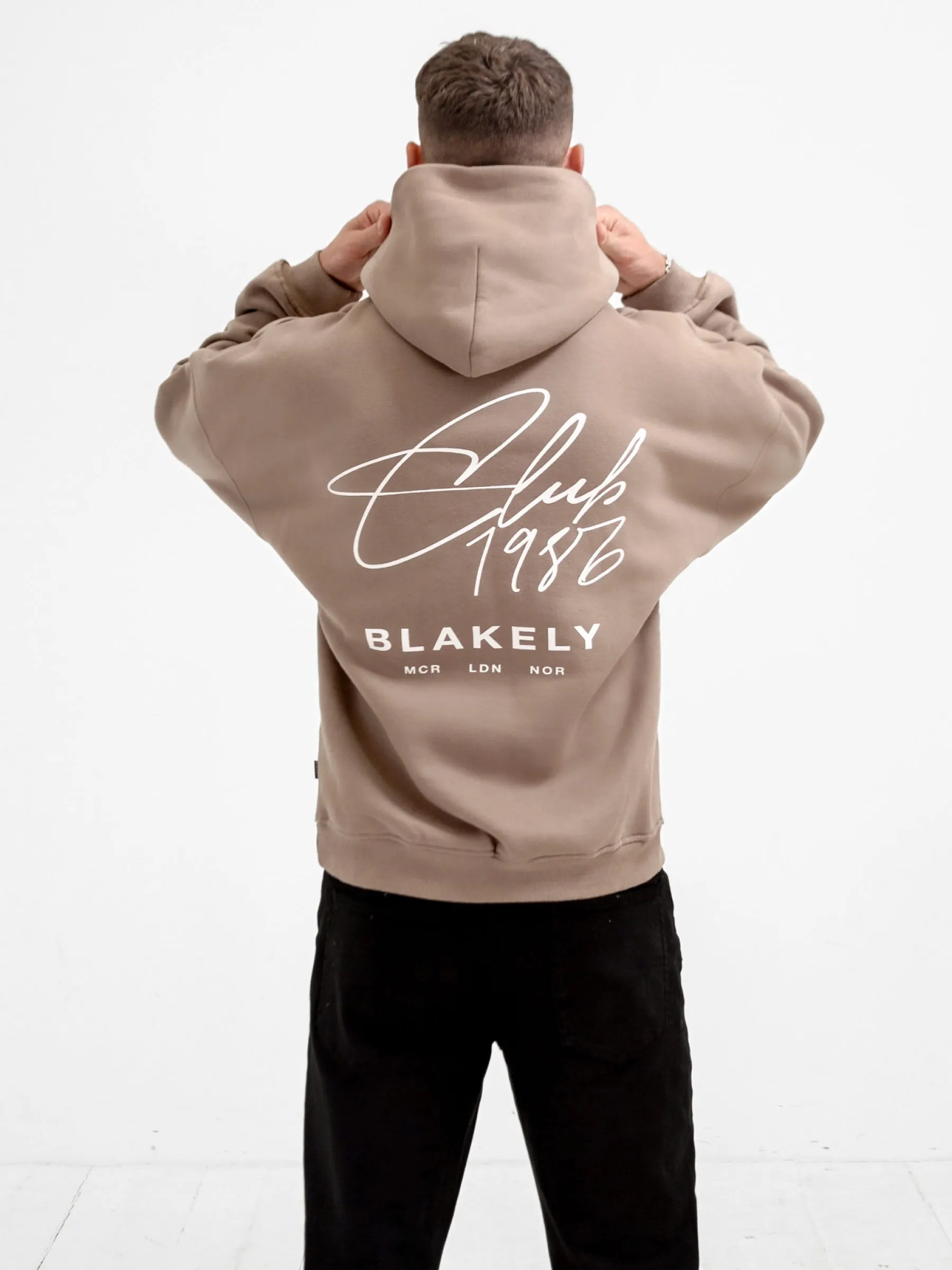Club Relaxed Hoodie - Brown sold by Blakely product image thumbnail 3