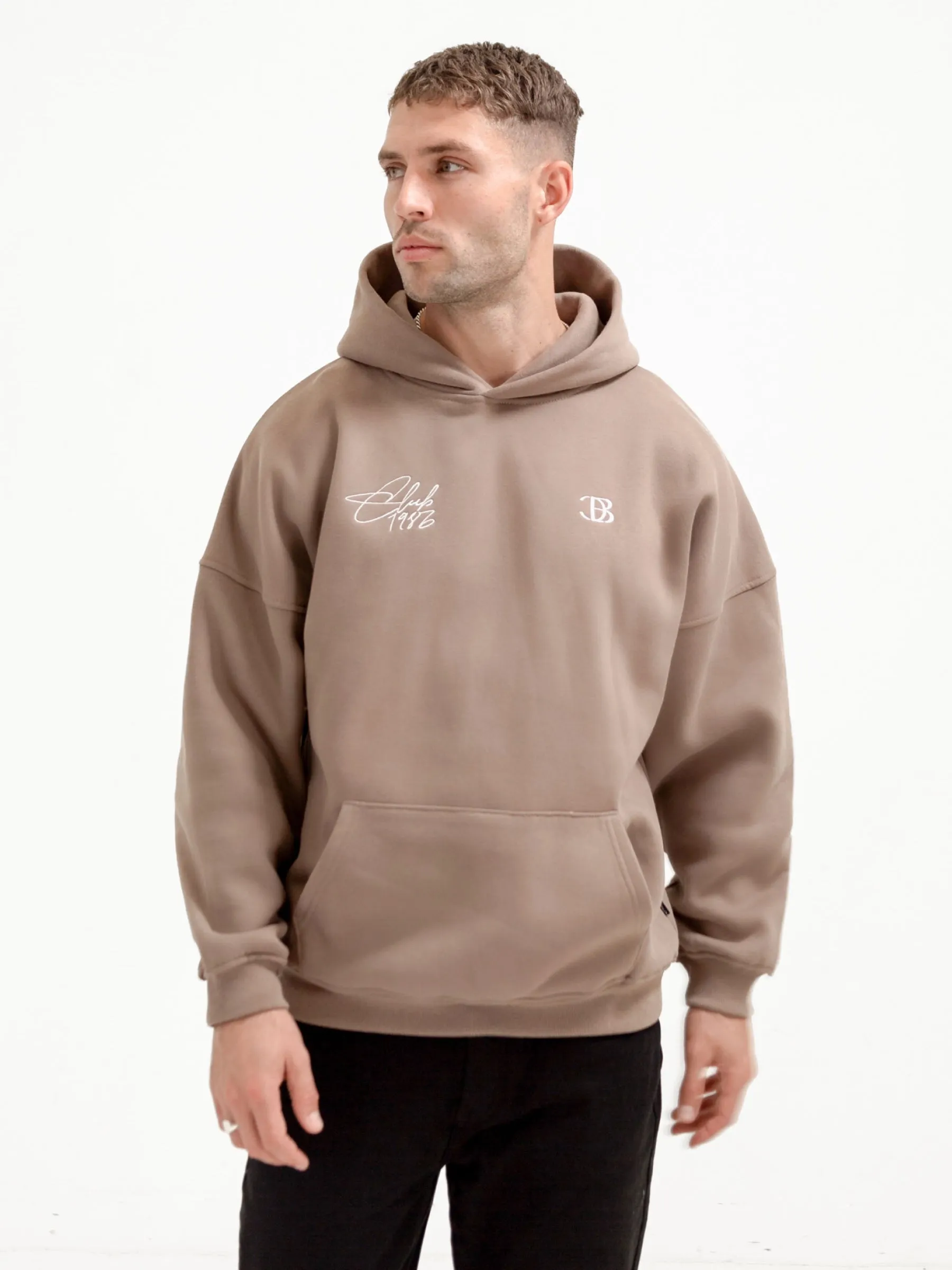 Club Relaxed Hoodie - Brown sold by Blakely product image thumbnail 2