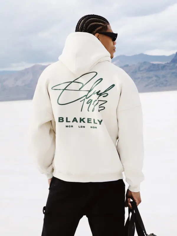 Club Relaxed Hoodie - Chalk sold by Blakely