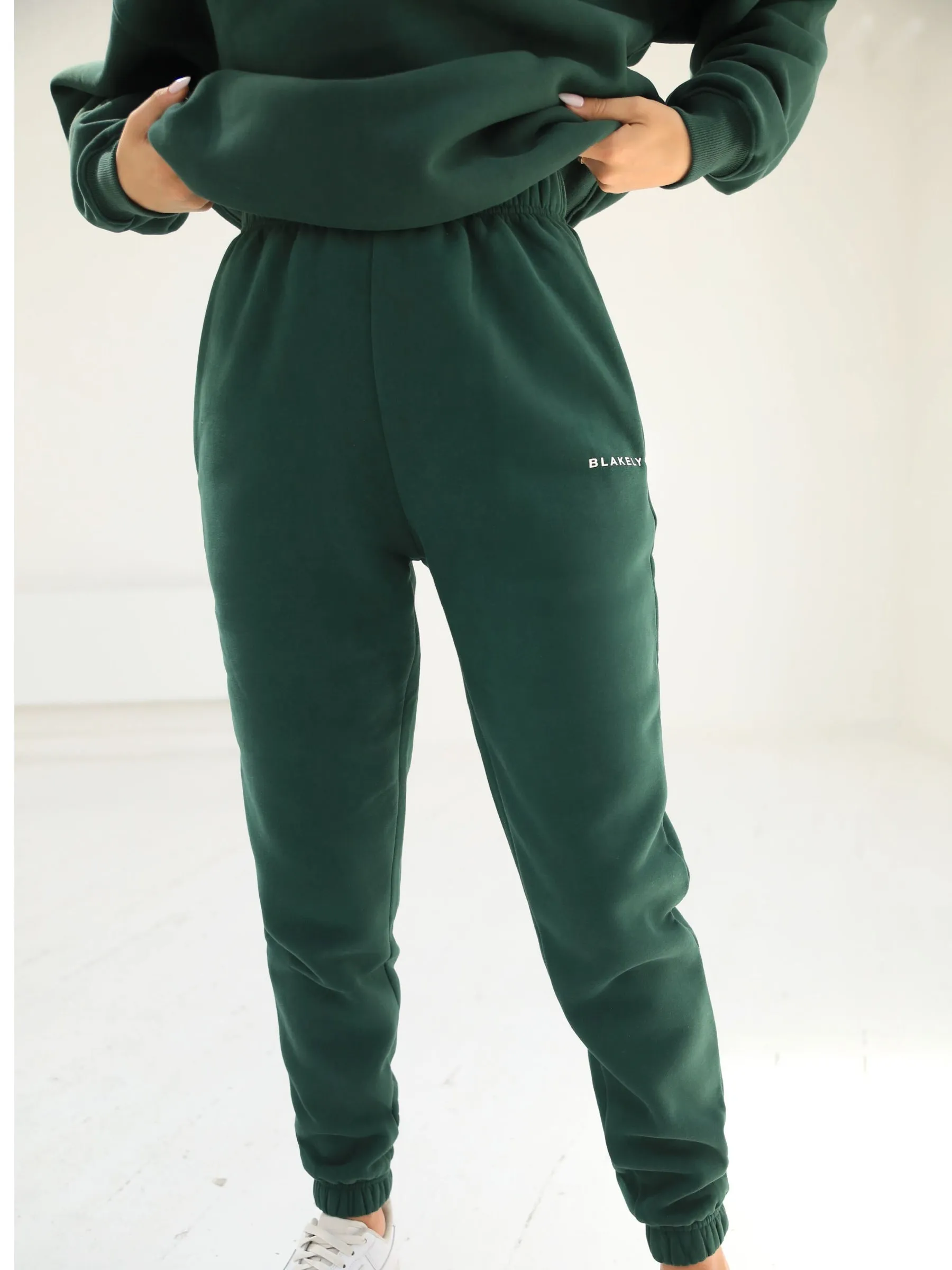 Riviera Initial Womens Sweatpants - Dark Green sold by Blakely product image thumbnail 3