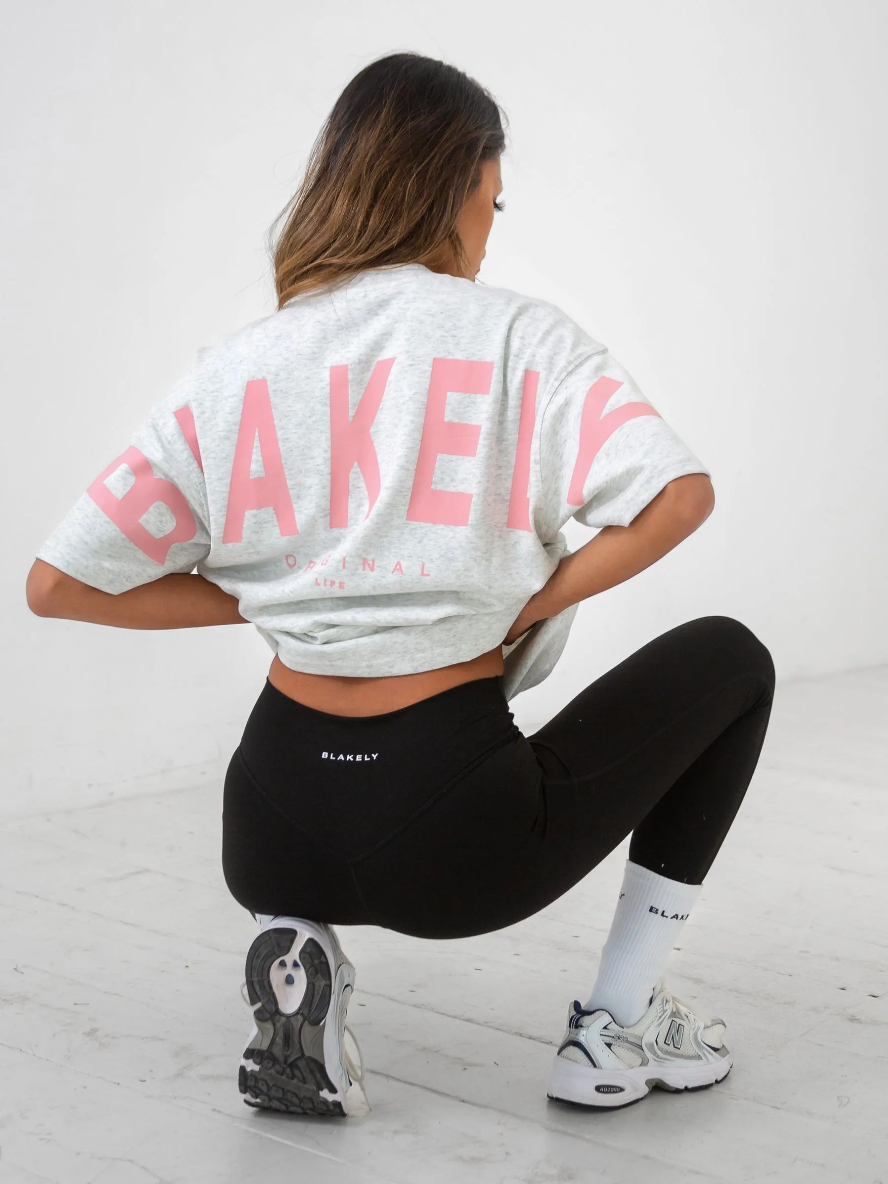 Isabel Oversized T-Shirt - Marl White sold by Blakely product image thumbnail 3