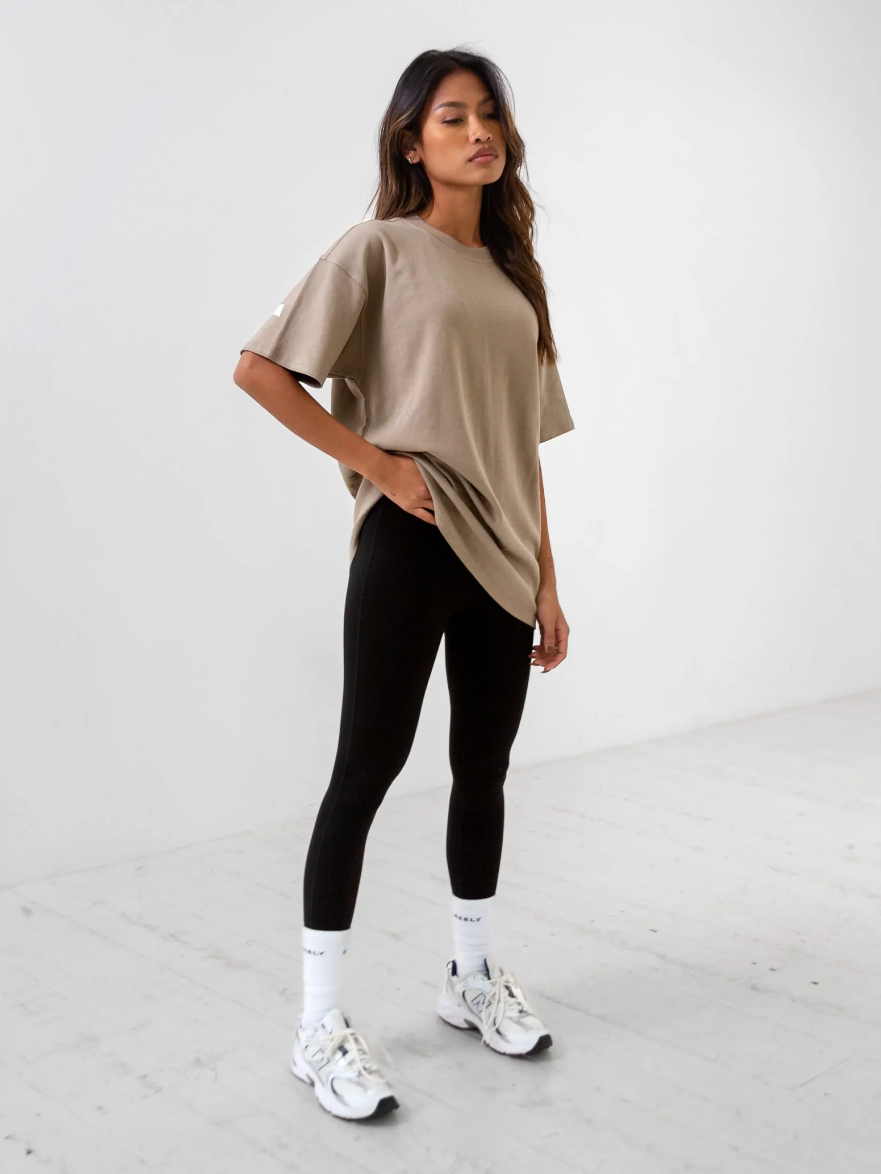 Isabel Oversized T-Shirt - Taupe sold by Blakely product image thumbnail 5