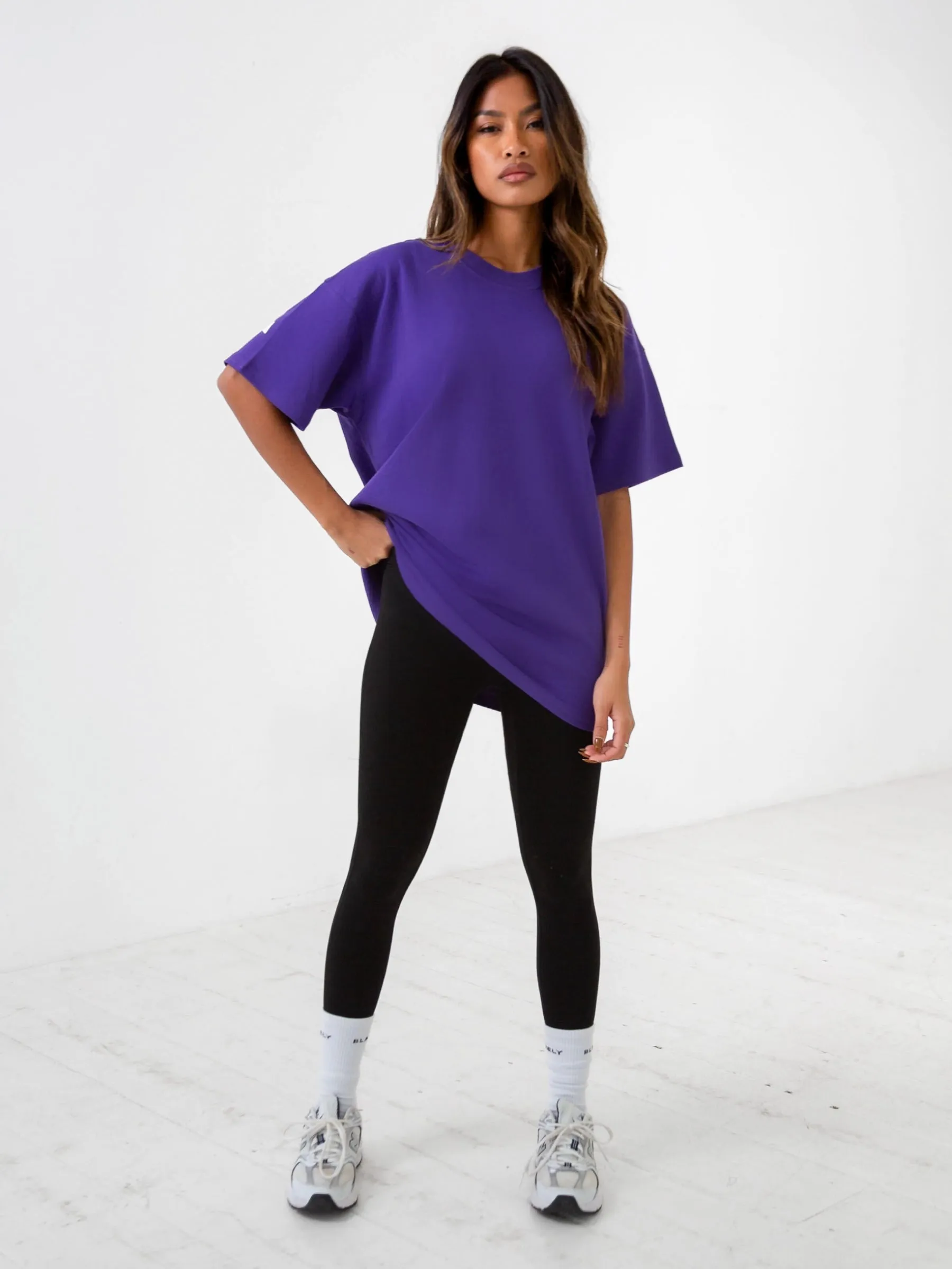 Isabel Oversized T-Shirt - Purple sold by Blakely product image thumbnail 2