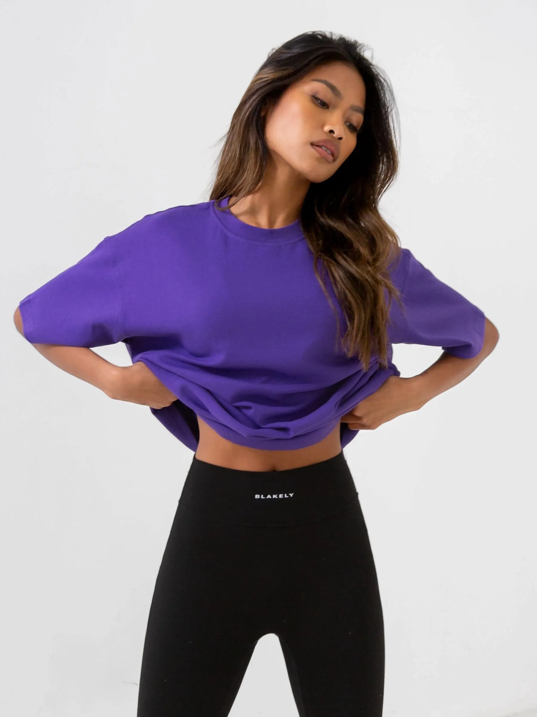 Isabel Oversized T-Shirt - Purple sold by Blakely product image thumbnail 4