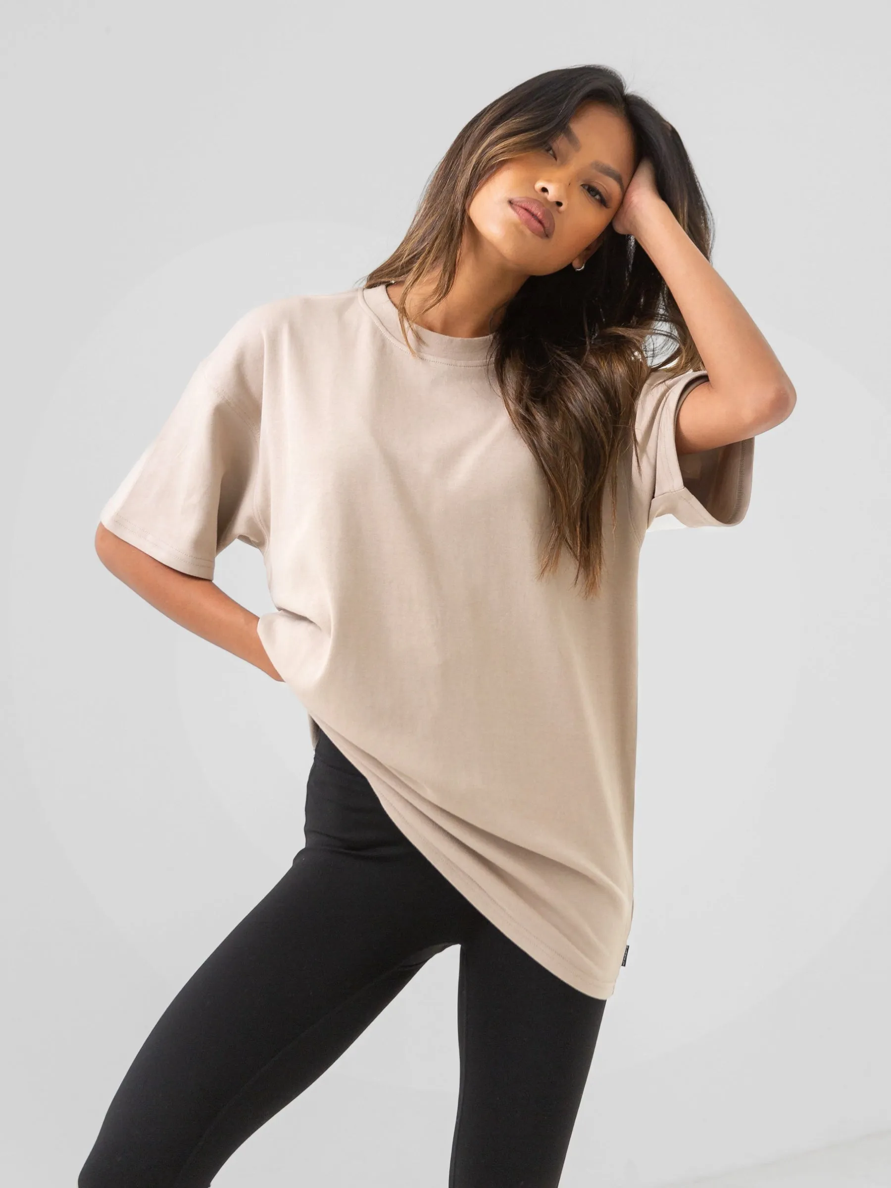 Isabel Oversized T-Shirt - Sand sold by Blakely product image thumbnail 3