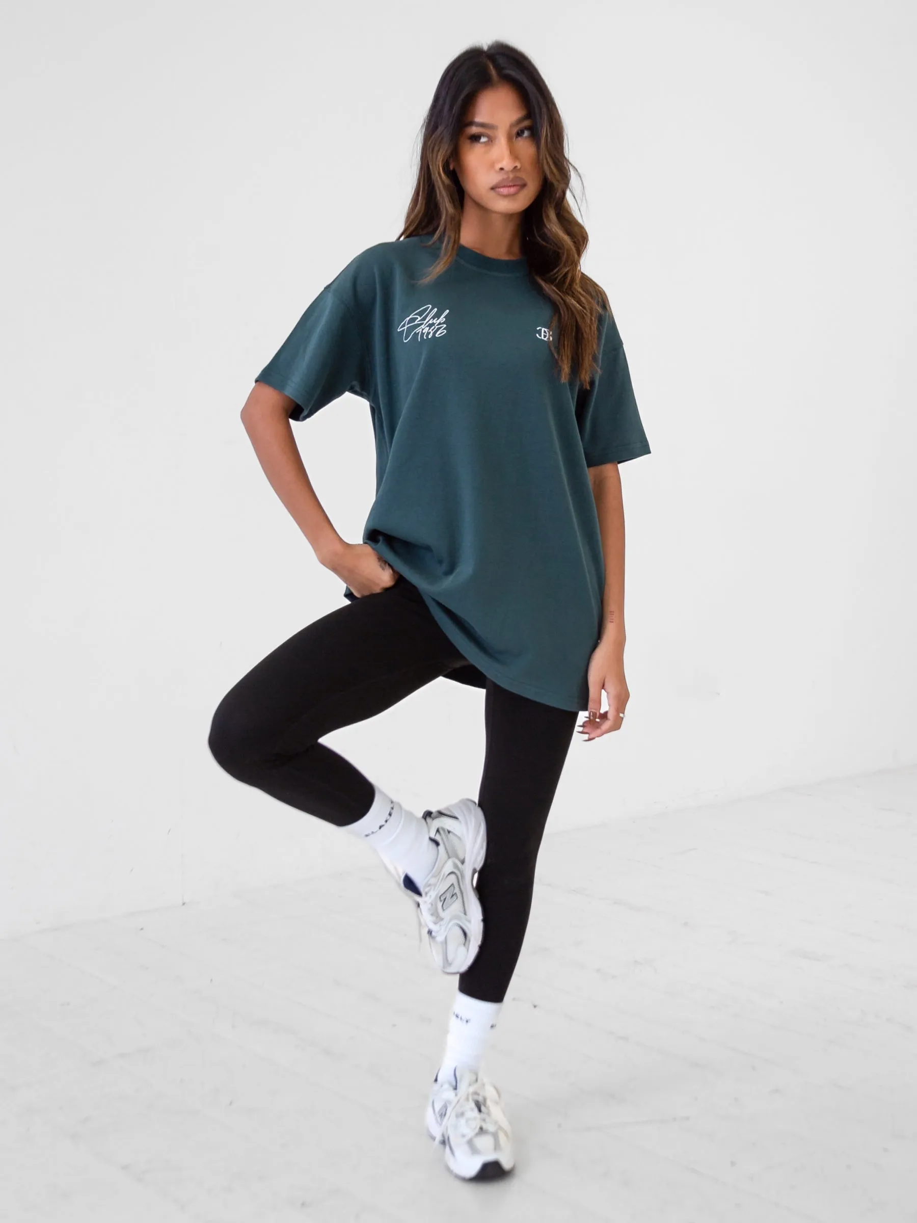 Club Oversized T-Shirt - Teal Green sold by Blakely product image thumbnail 2