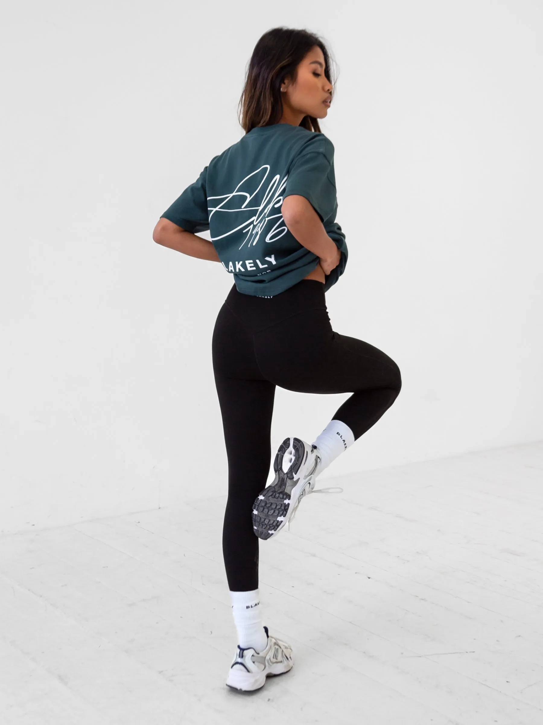 Club Oversized T-Shirt - Teal Green sold by Blakely product image thumbnail 3