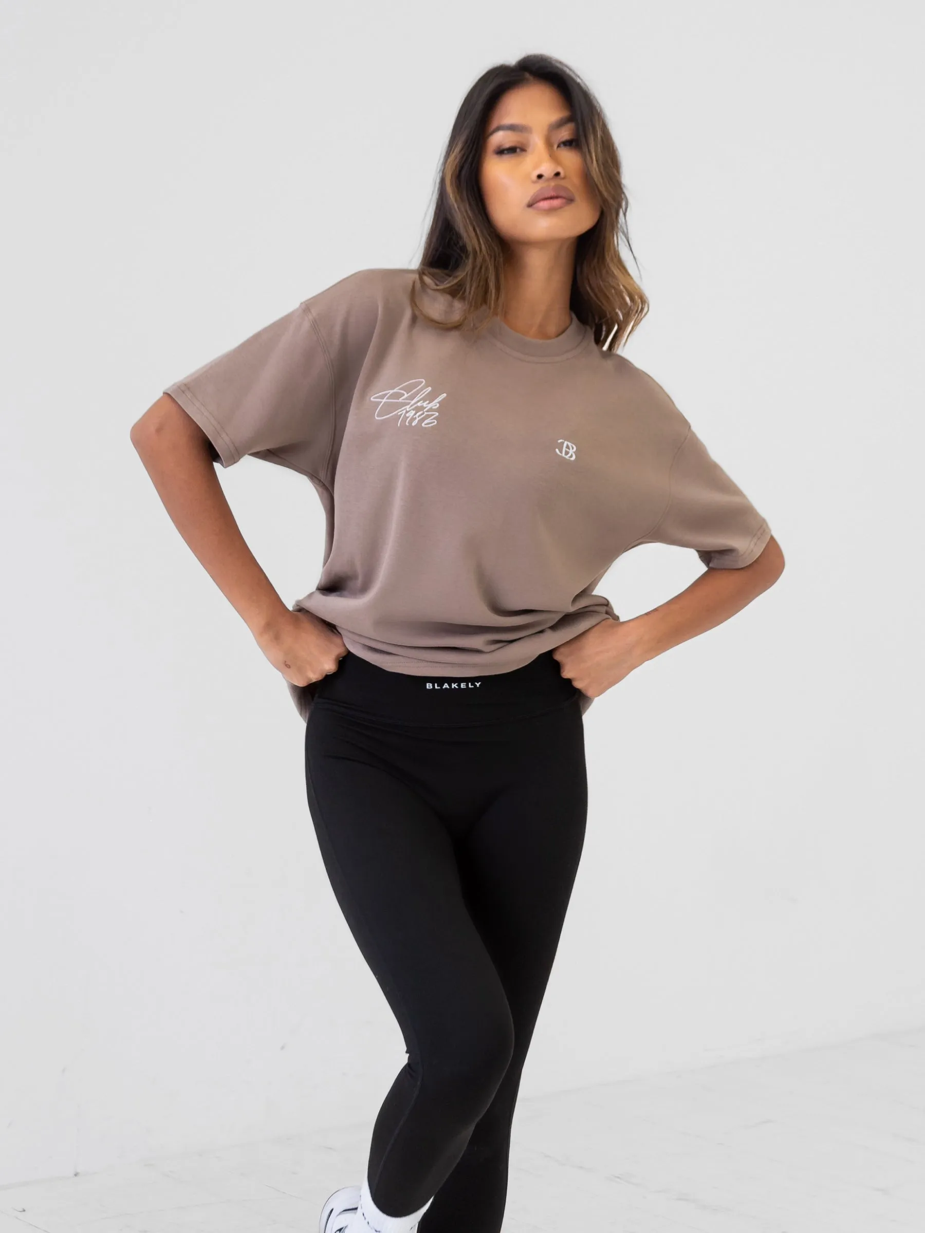 Club Oversized T-Shirt - Brown sold by Blakely product image thumbnail 2
