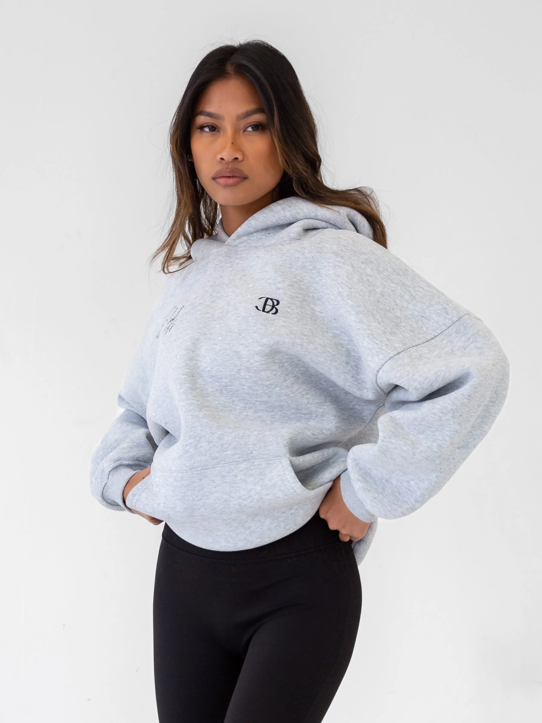 Club Oversized Hoodie - Marl Grey sold by Blakely product image thumbnail 2